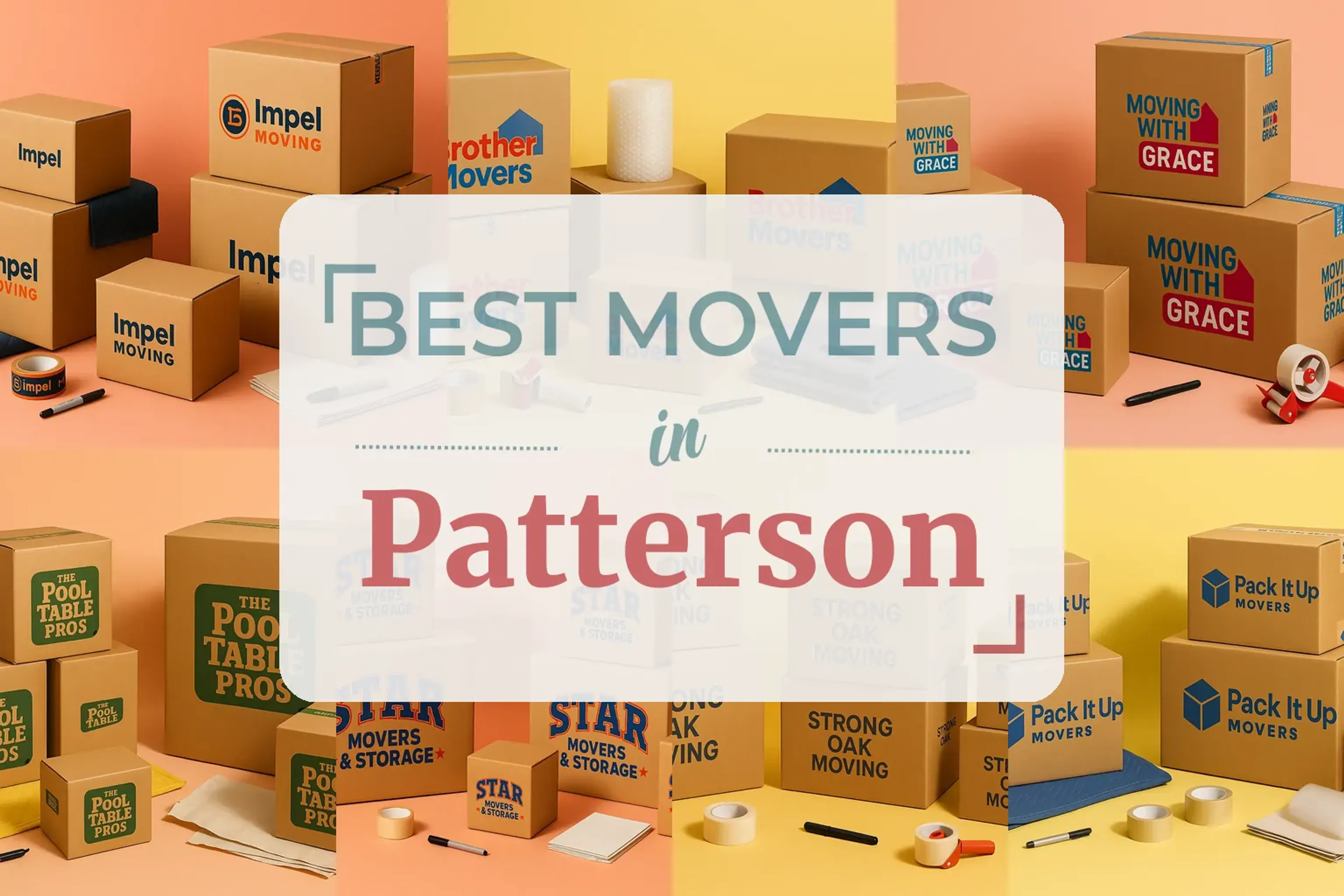 Side-by-side comparison of Patterson moving companies