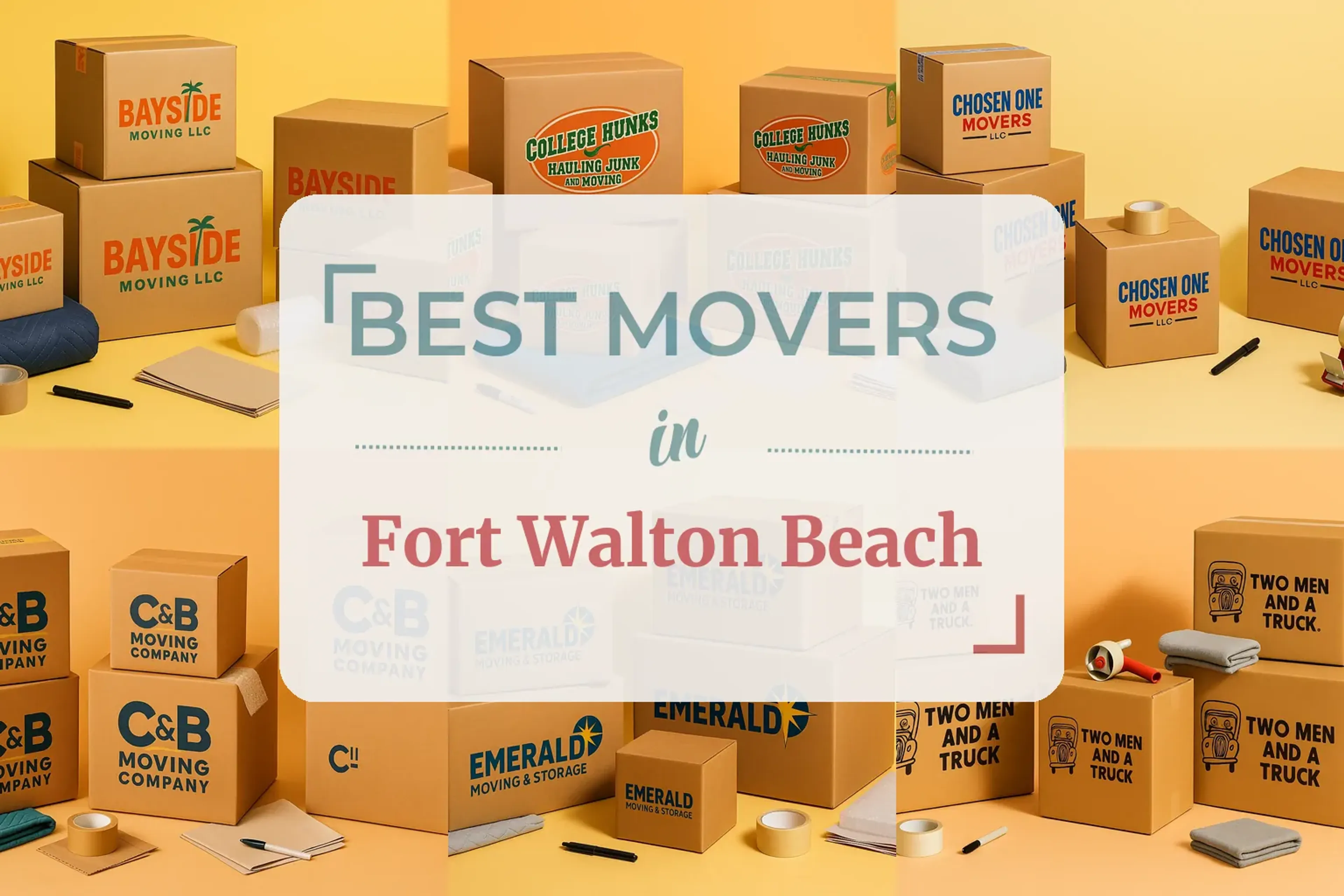 Side-by-side comparison of Fort Walton Beach moving companies