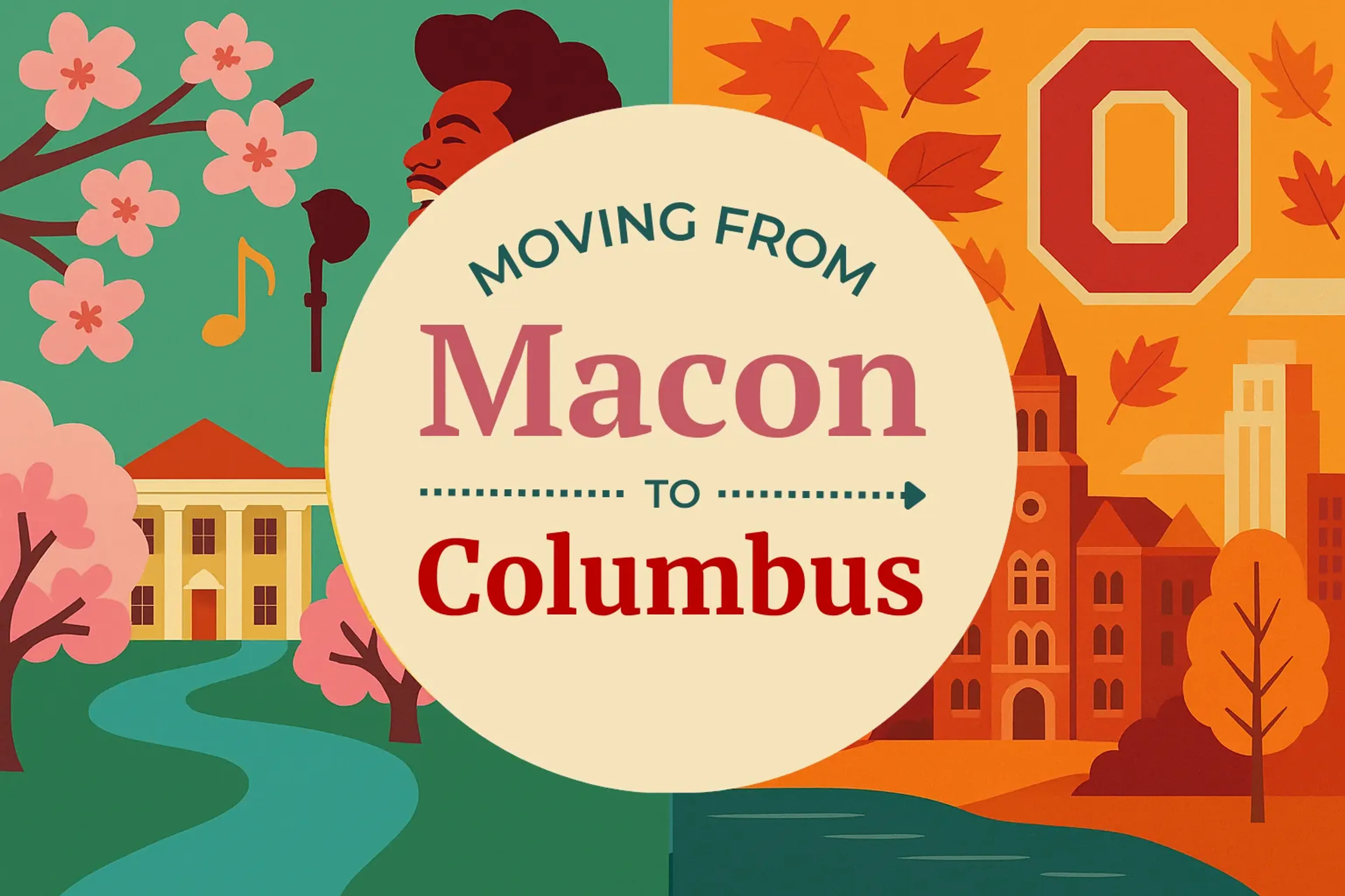 Side-by-side comparison of Macon to Columbus moving companies