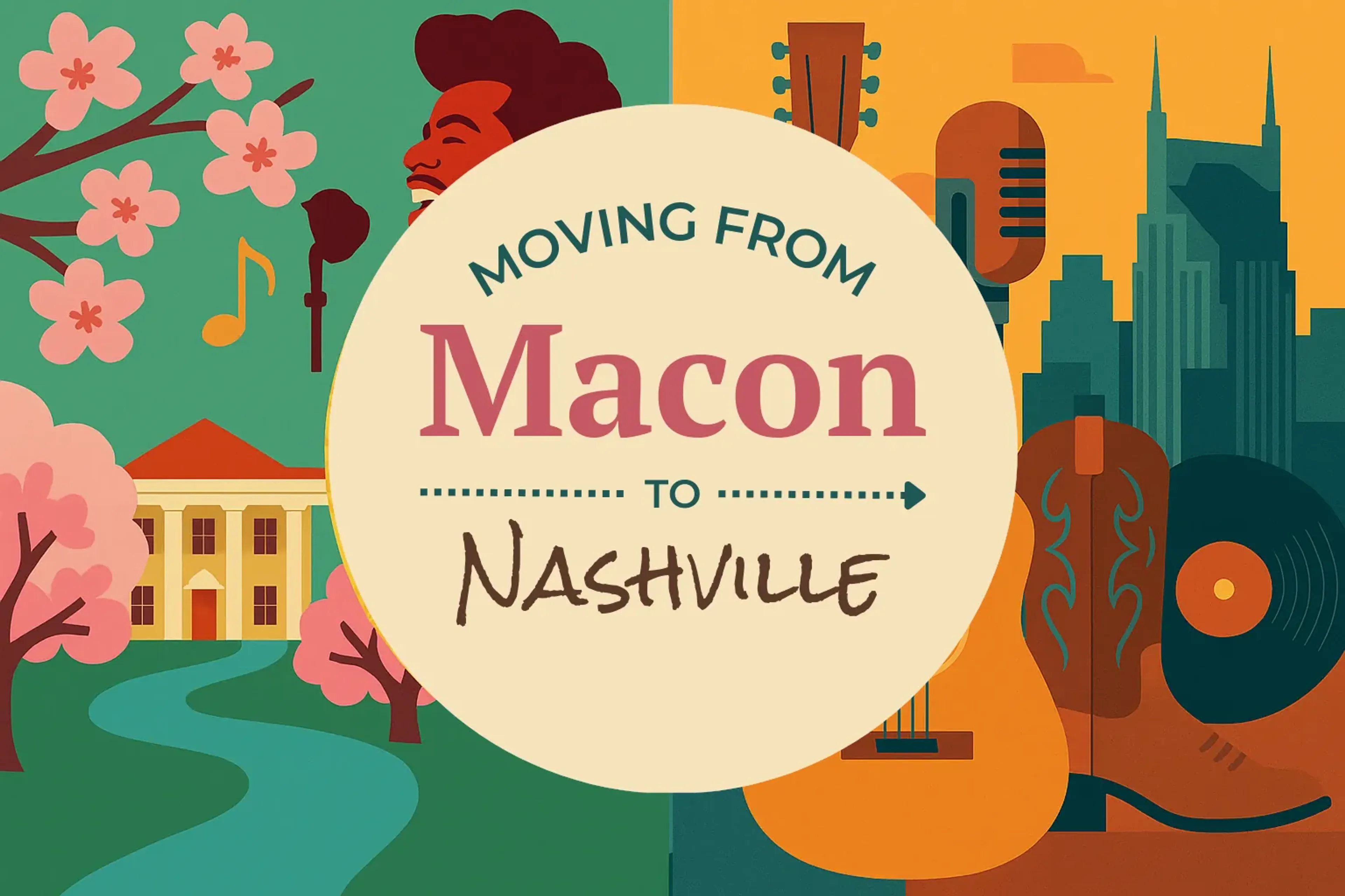 Side-by-side comparison of Macon to Nashville moving companies