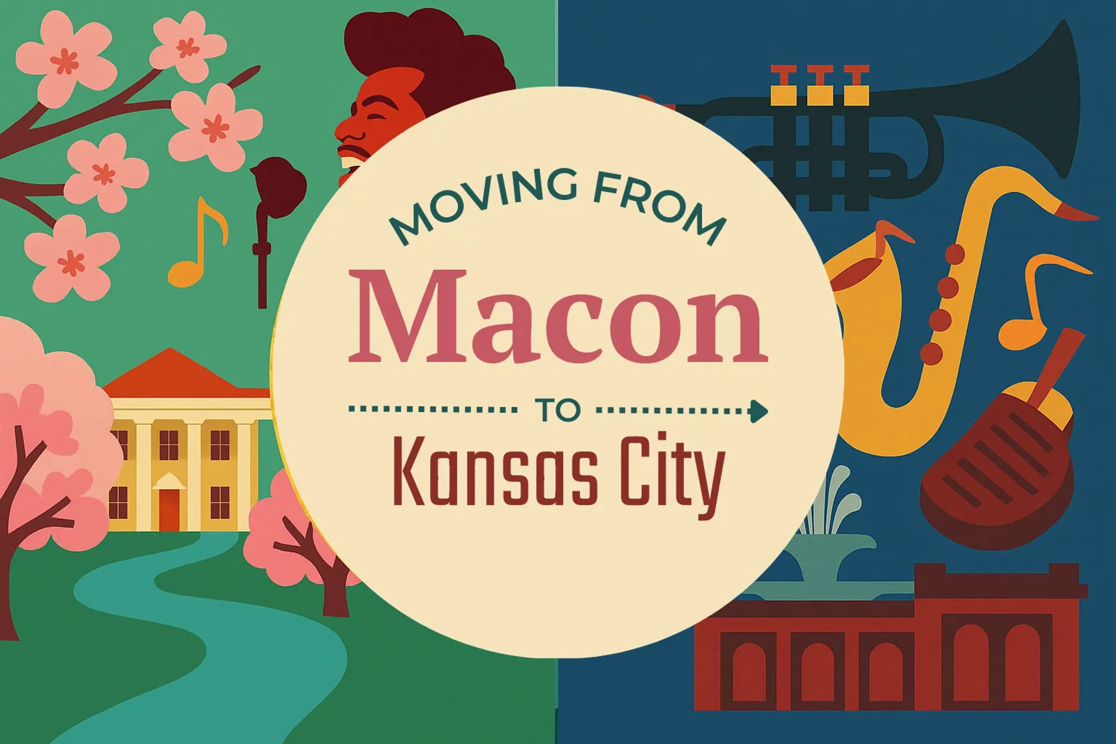 Side-by-side comparison of Macon to Kansas City moving companies