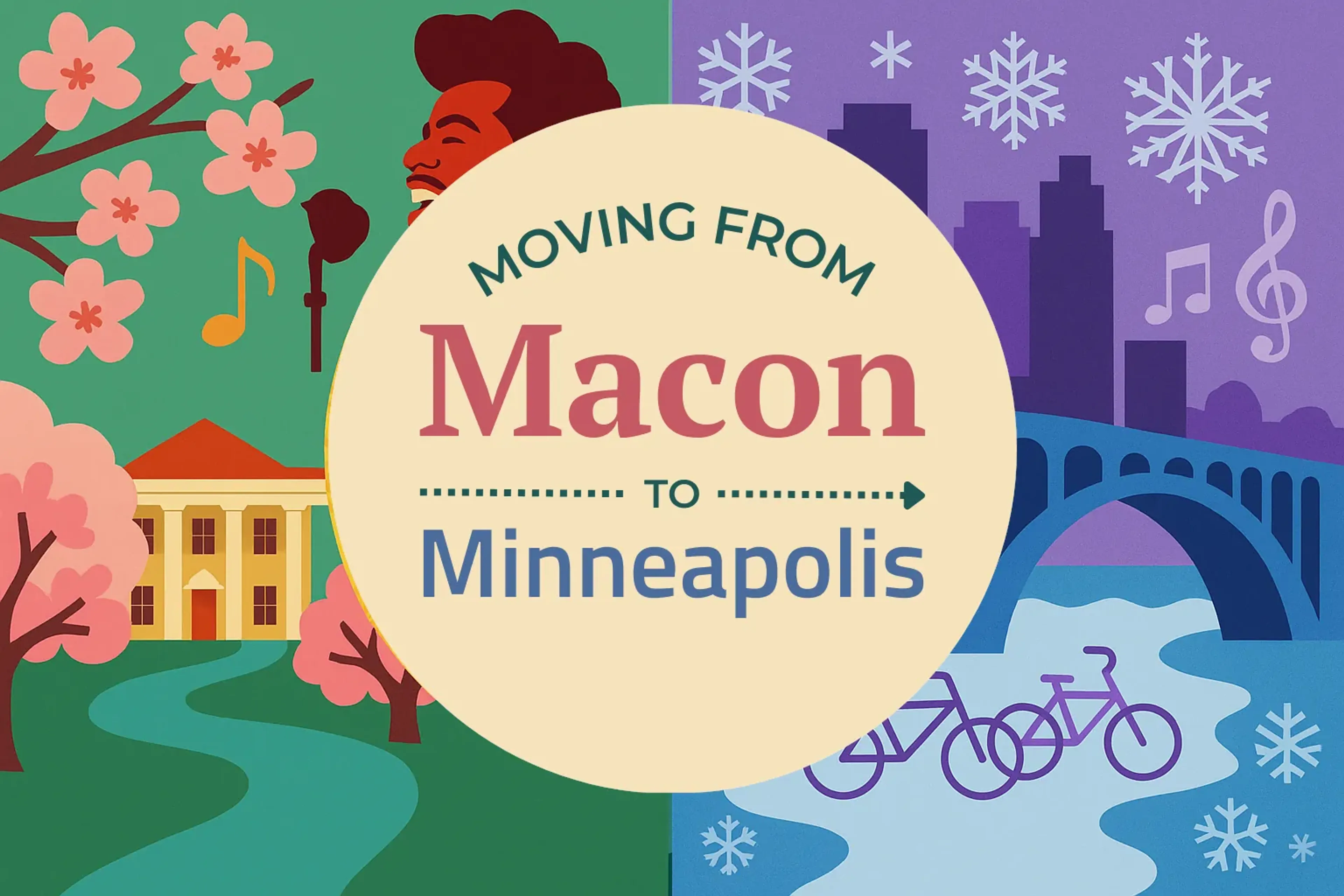 Side-by-side comparison of Macon to Minneapolis moving companies