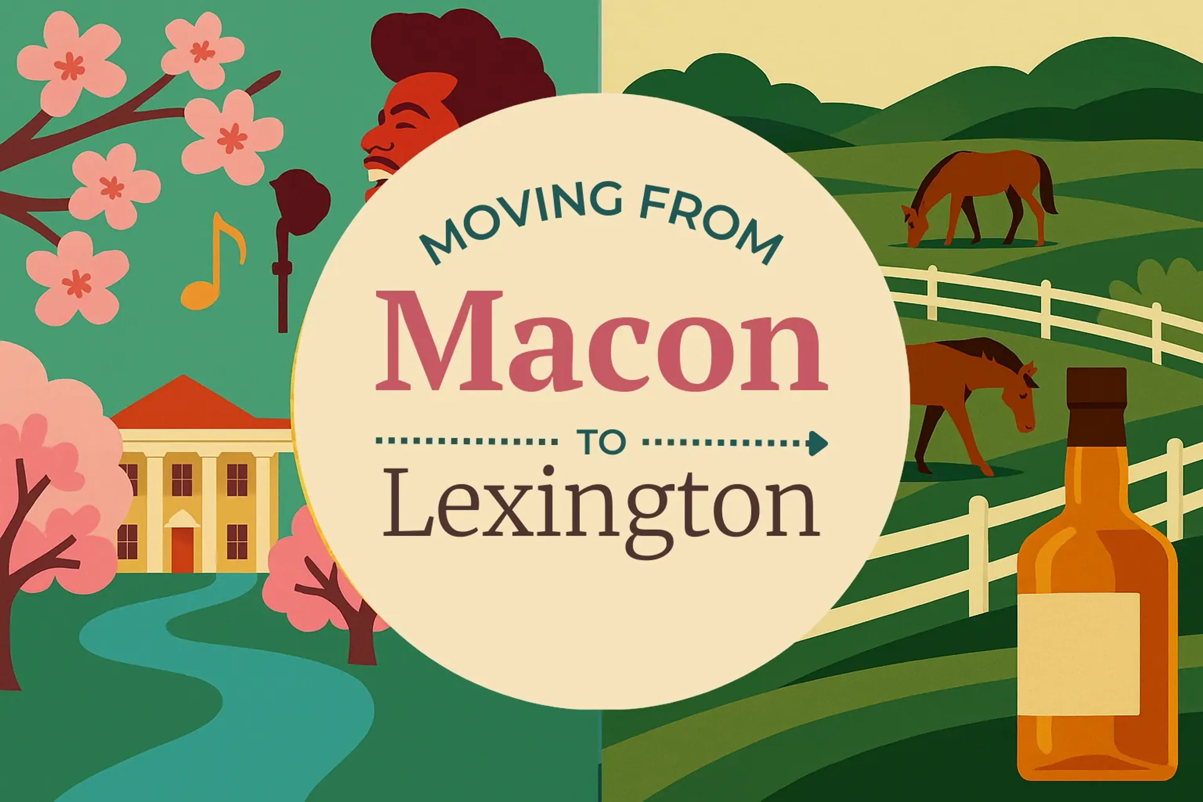 Side-by-side comparison of Macon to Lexington moving companies