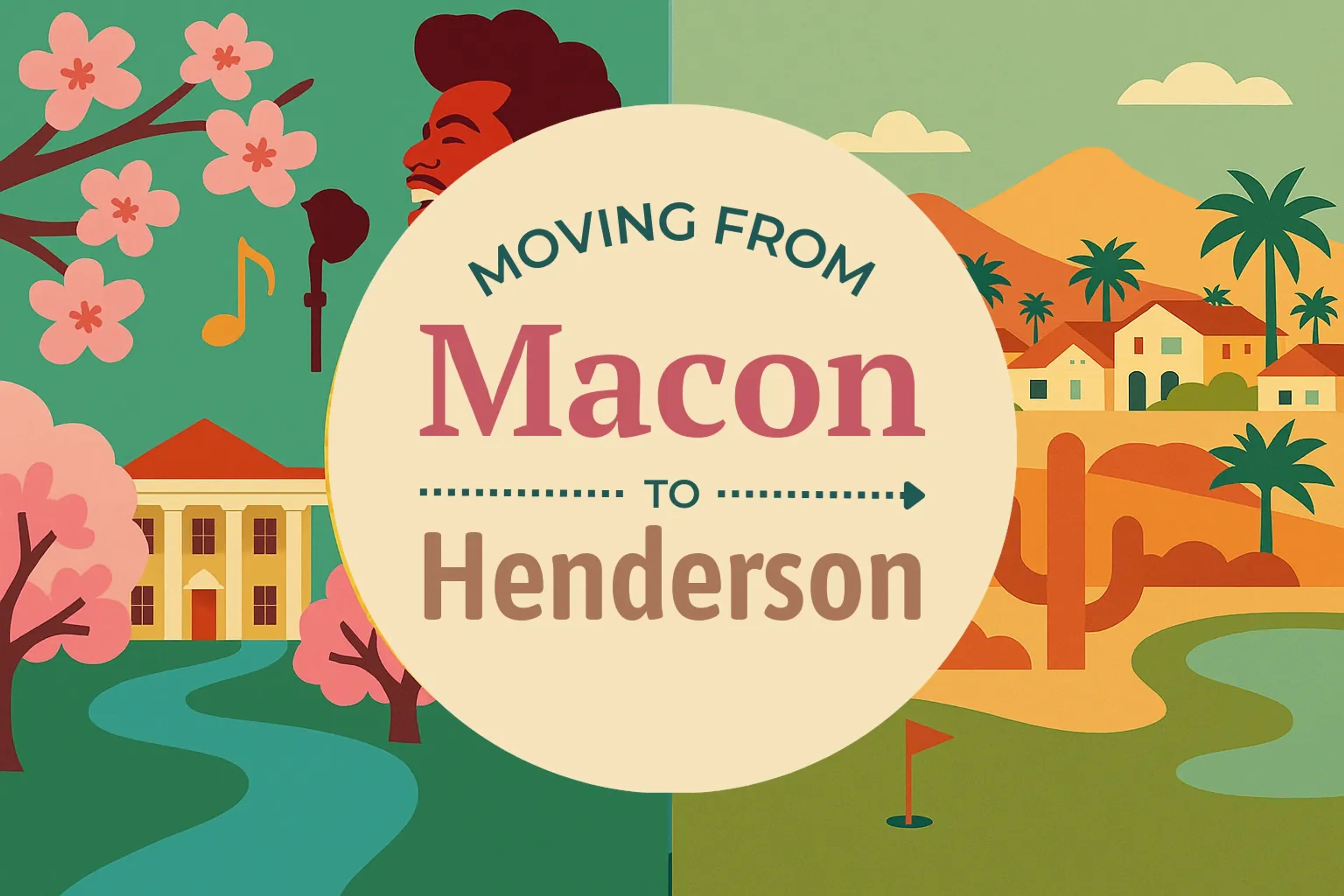 Side-by-side comparison of Macon to Henderson moving companies