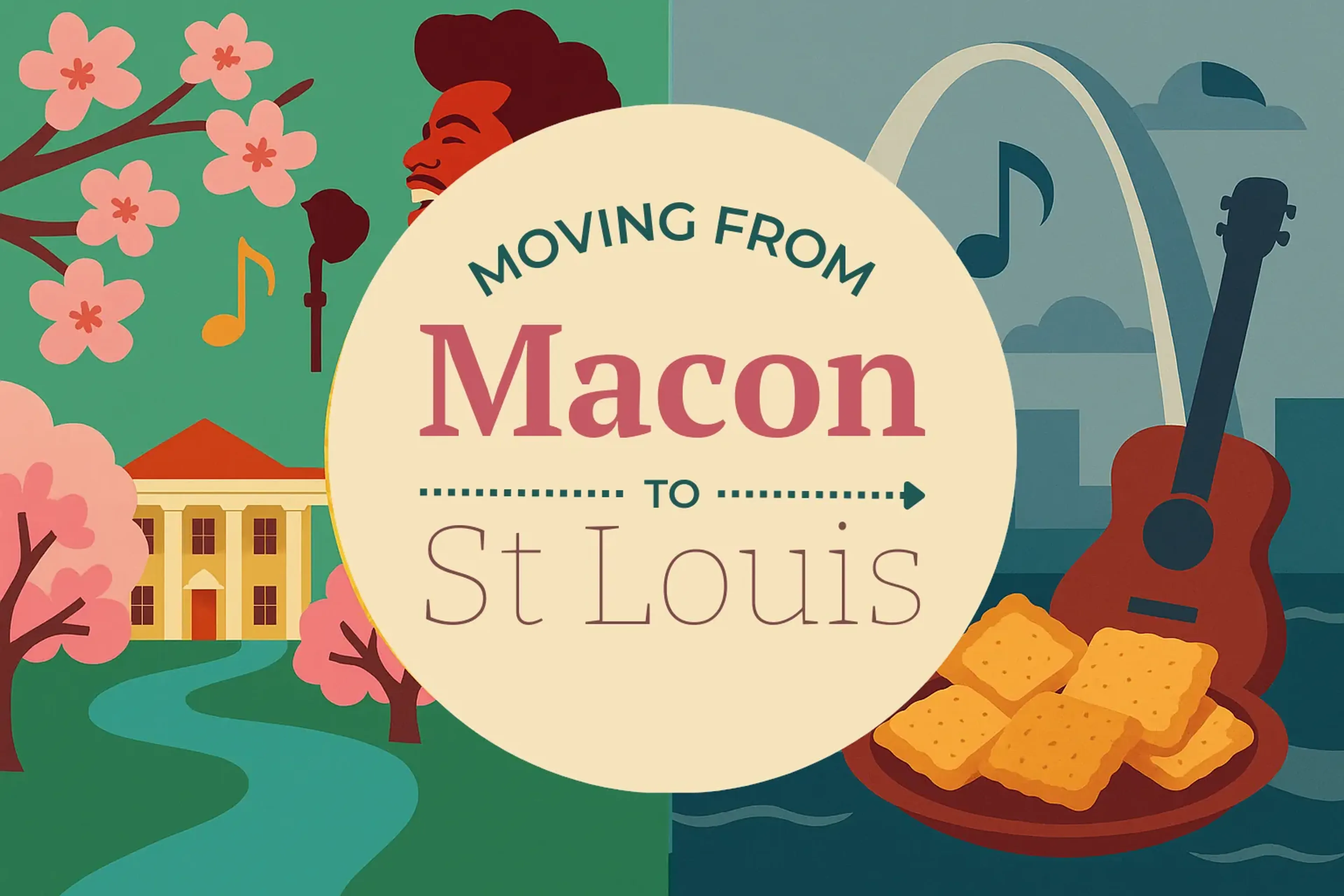 Side-by-side comparison of Macon to St. Louis moving companies
