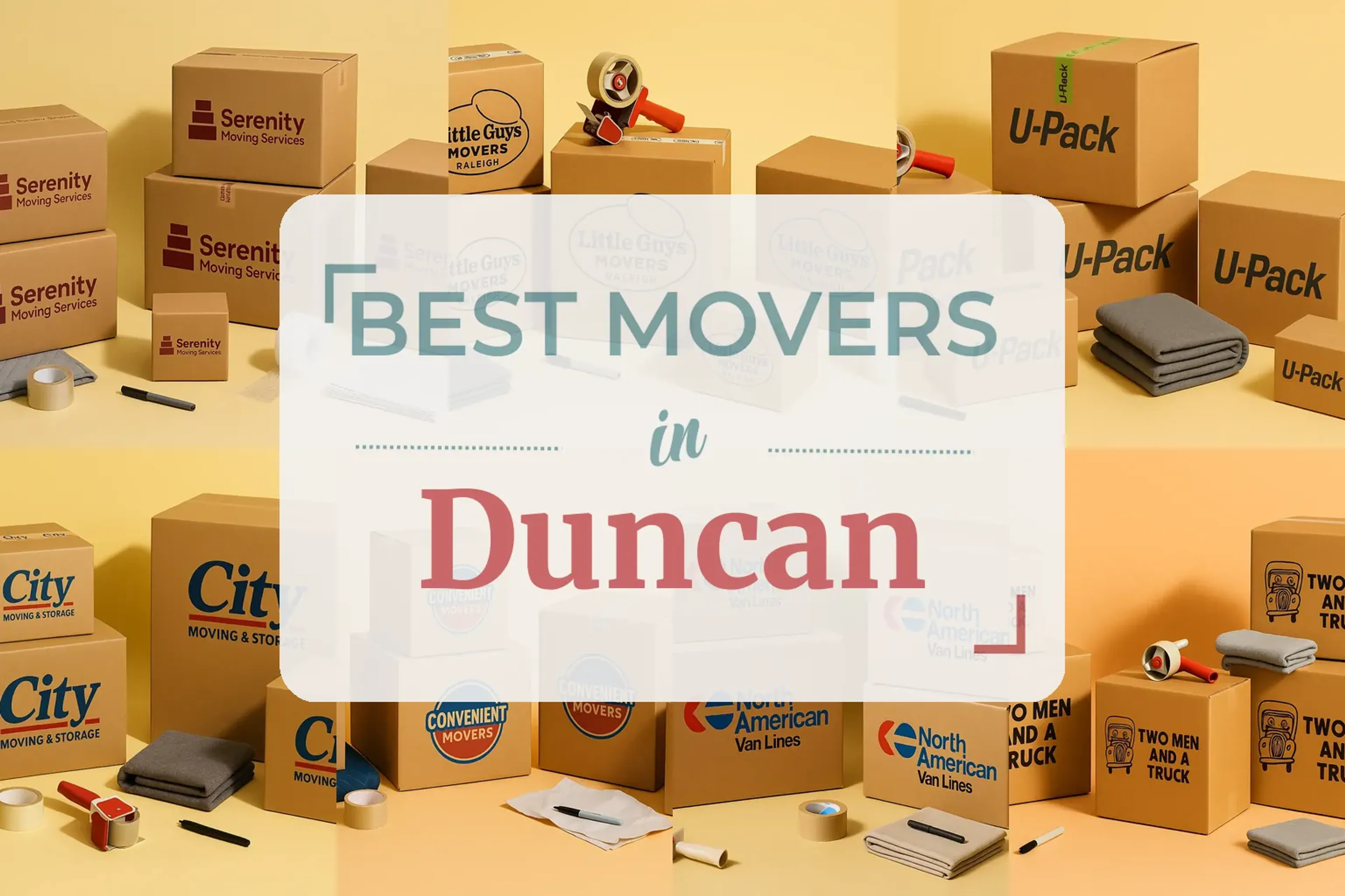 Side-by-side comparison of Duncan moving companies