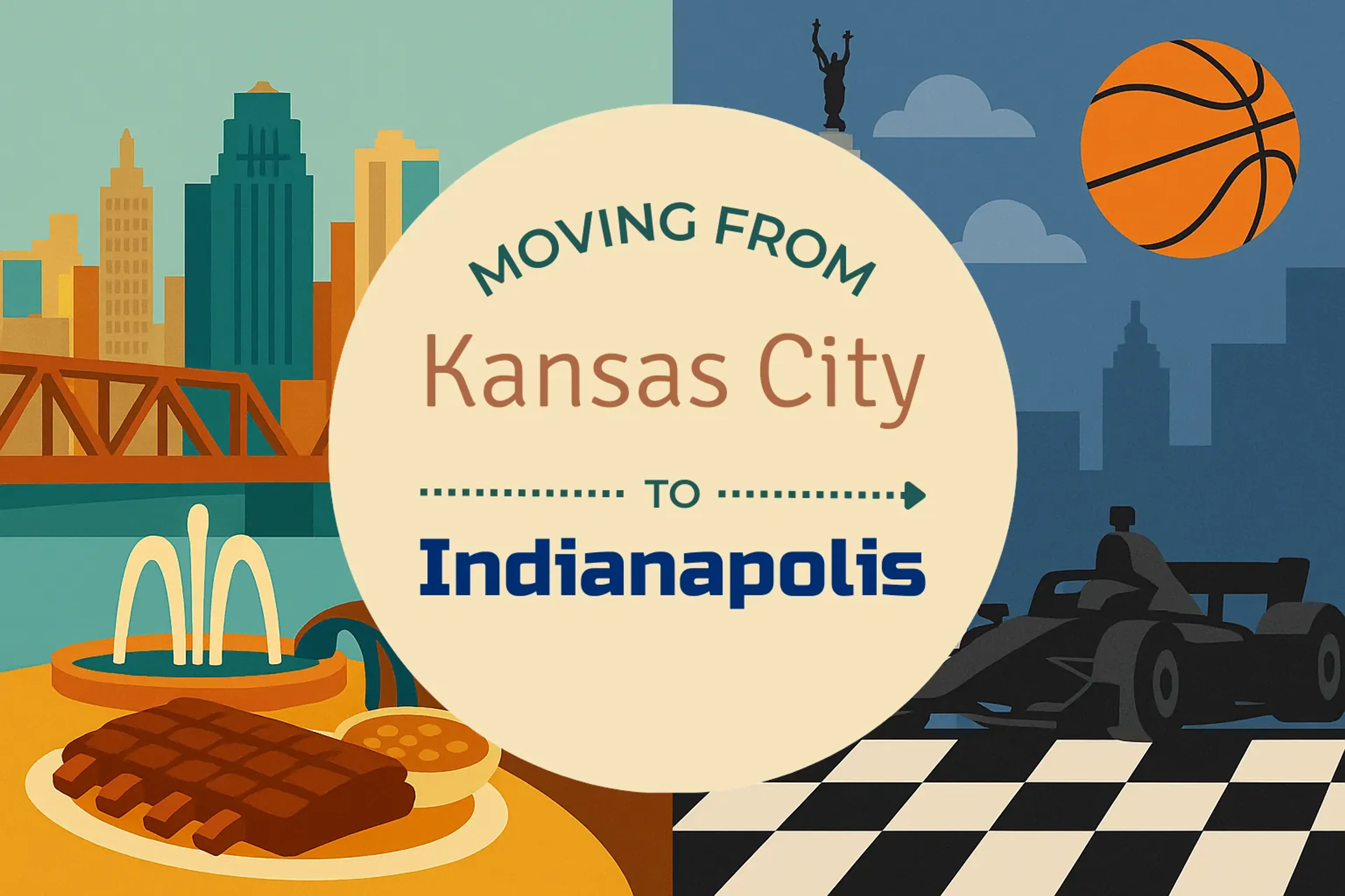 Side-by-side comparison of Kansas City to Indianapolis moving companies