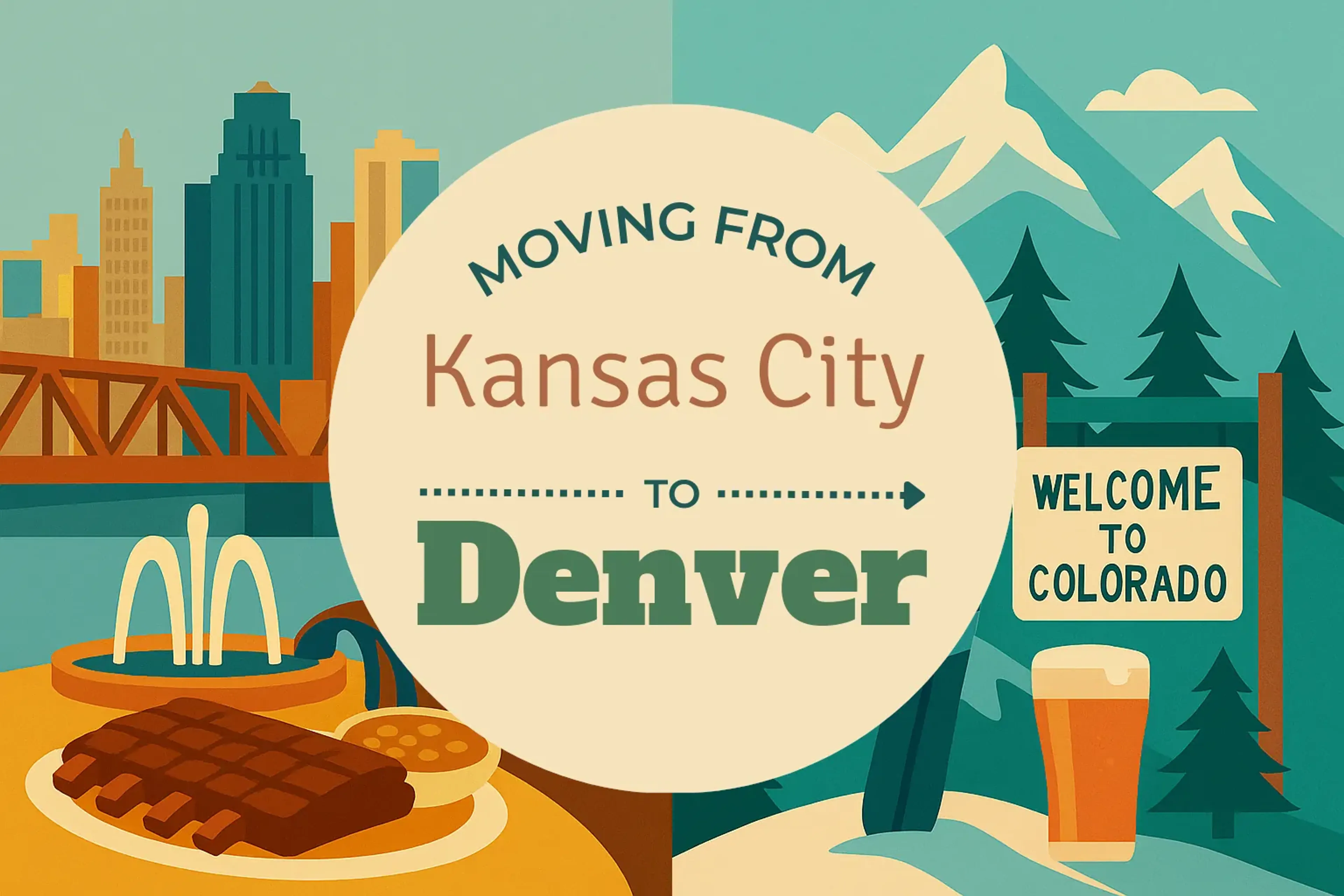 Side-by-side comparison of Kansas City to Denver moving companies