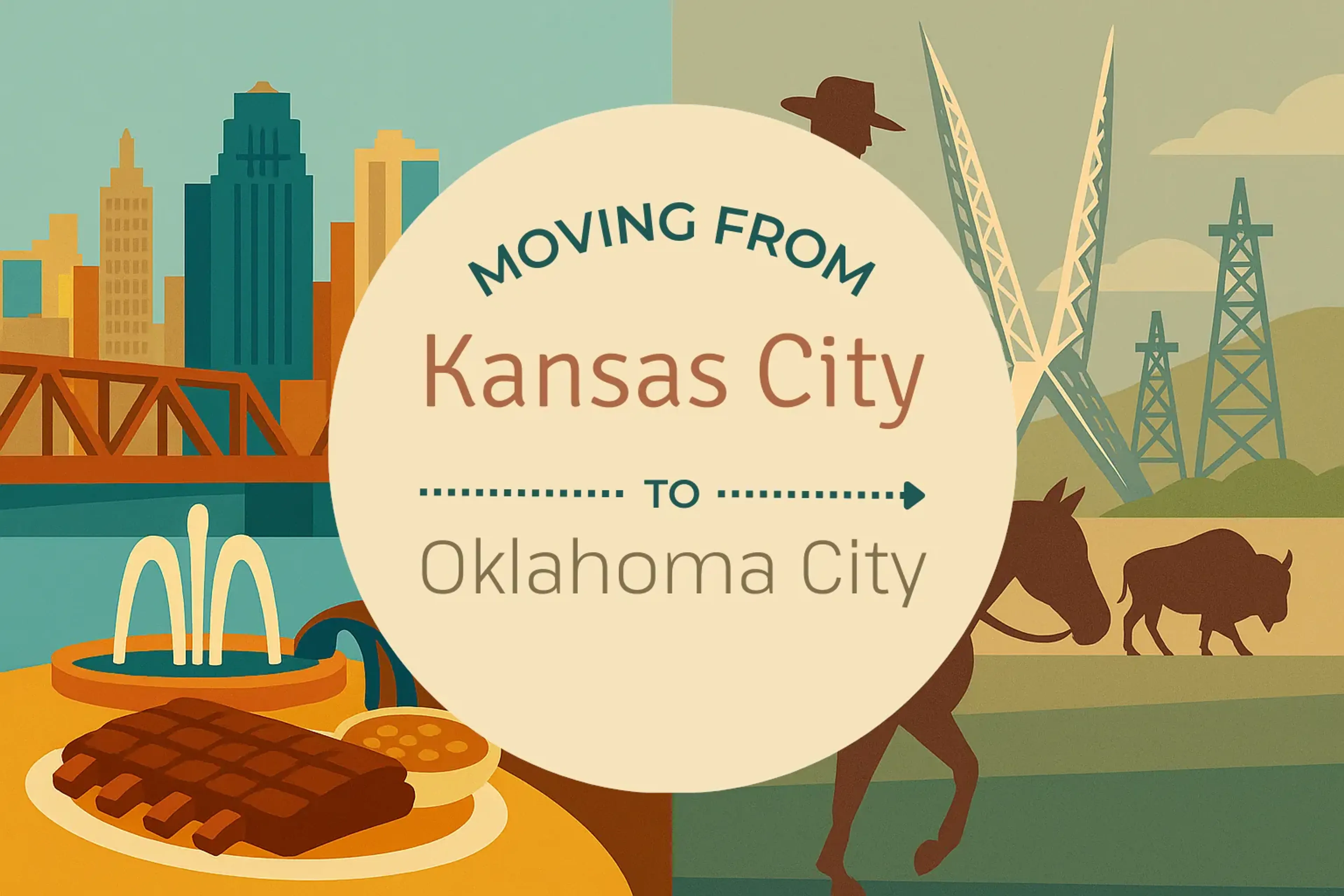 Side-by-side comparison of Kansas City to Oklahoma City moving companies