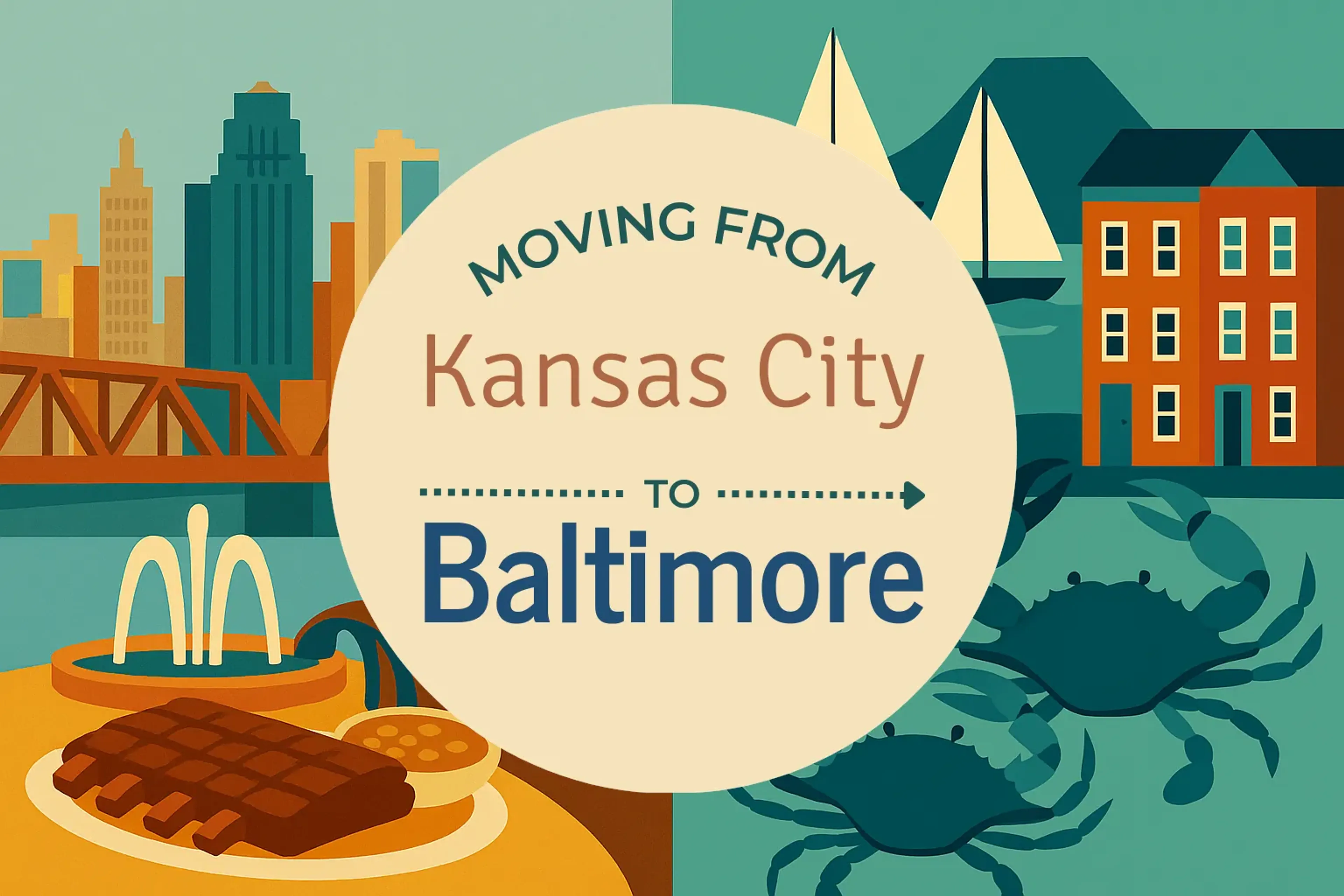 Side-by-side comparison of Kansas City to Baltimore moving companies