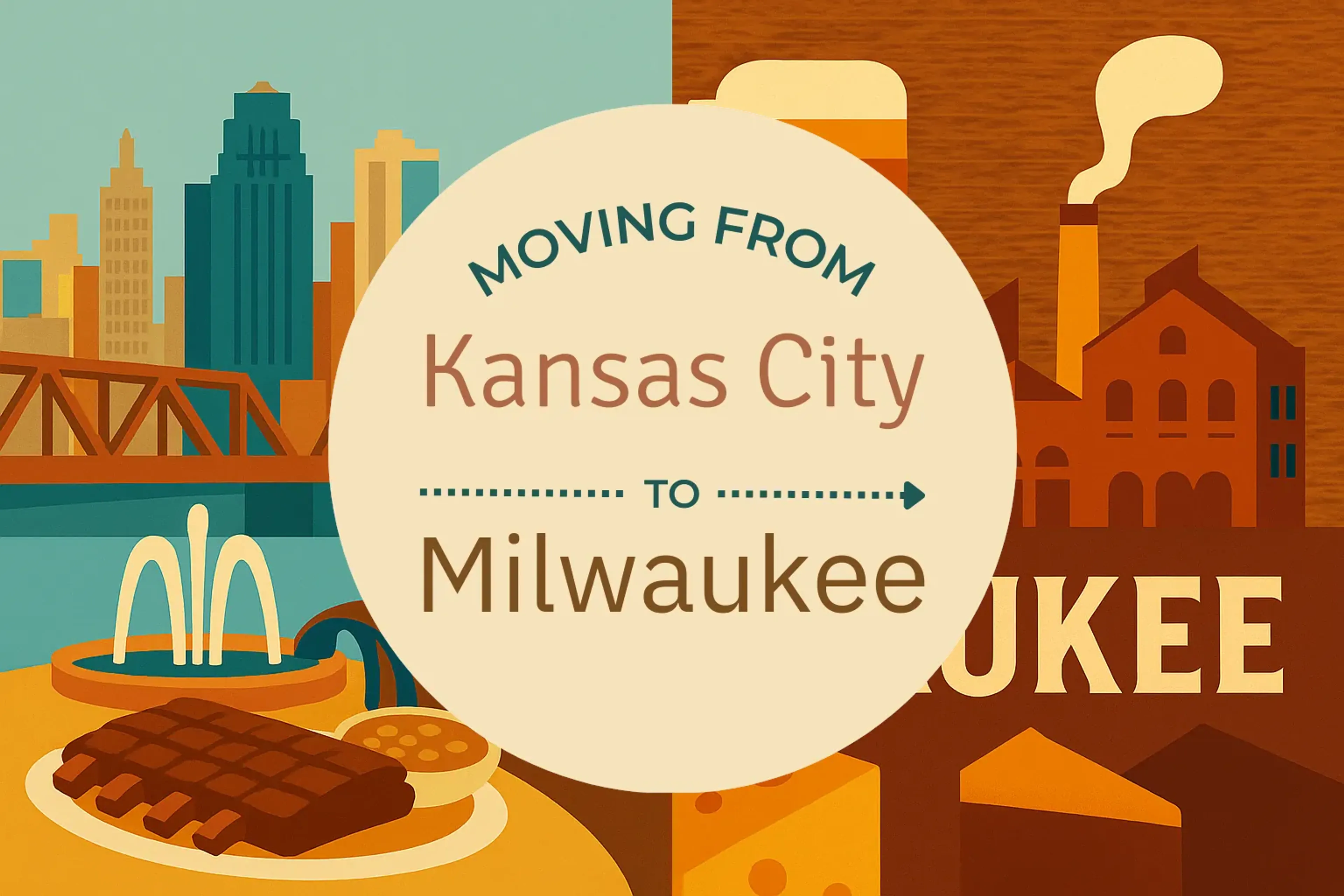 Side-by-side comparison of Kansas City to Milwaukee moving companies