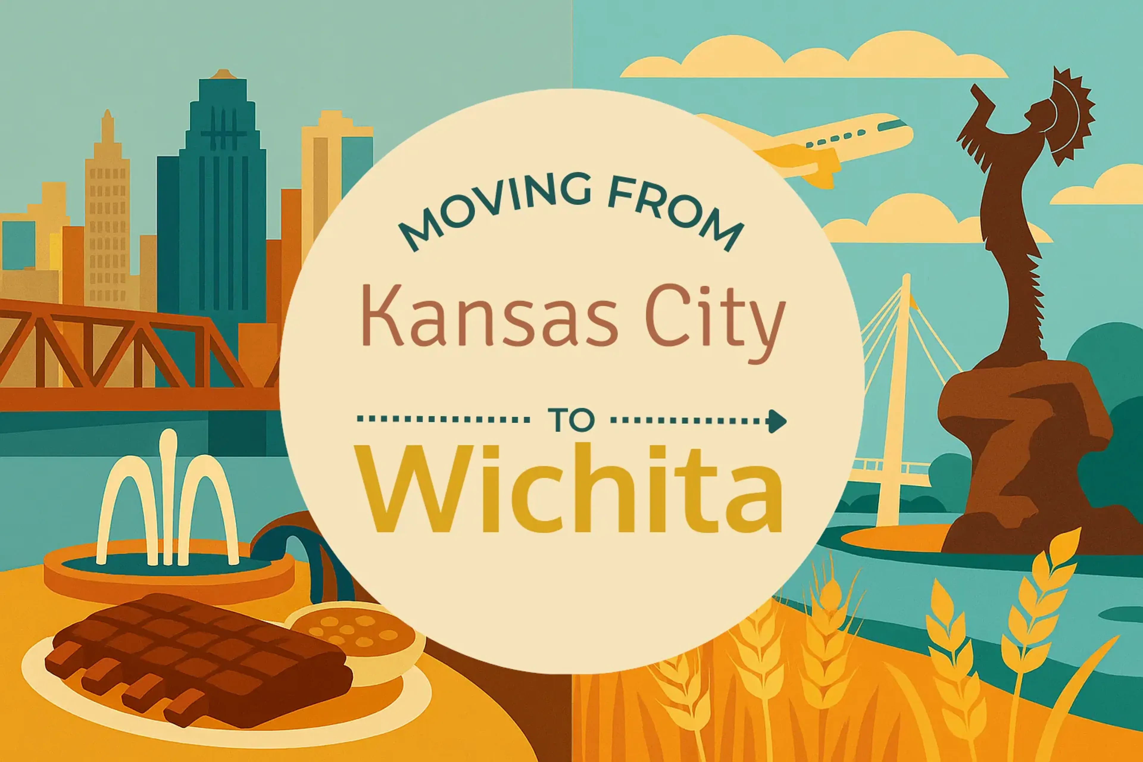 Side-by-side comparison of Kansas City to Wichita moving companies