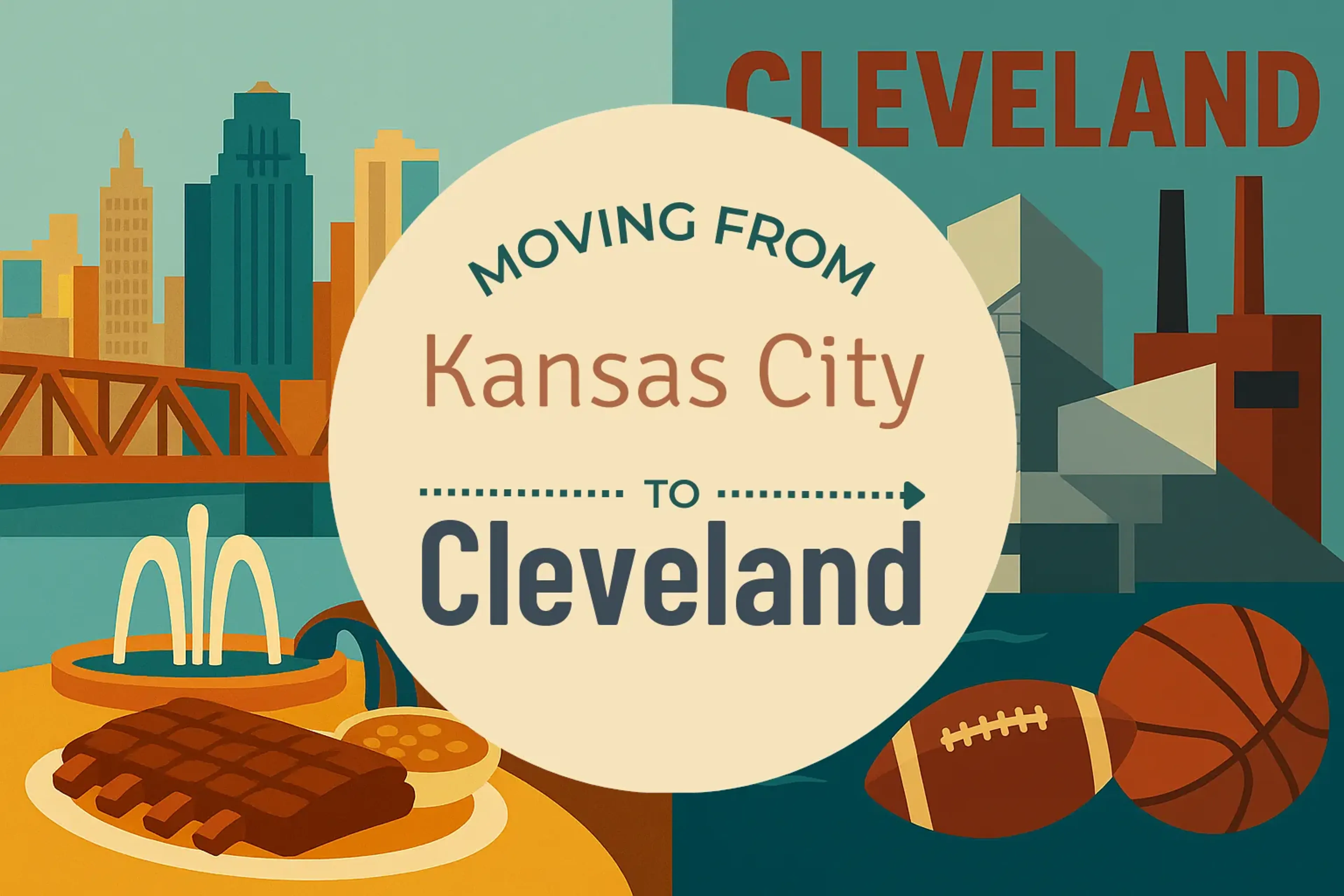 Side-by-side comparison of Kansas City to Cleveland moving companies