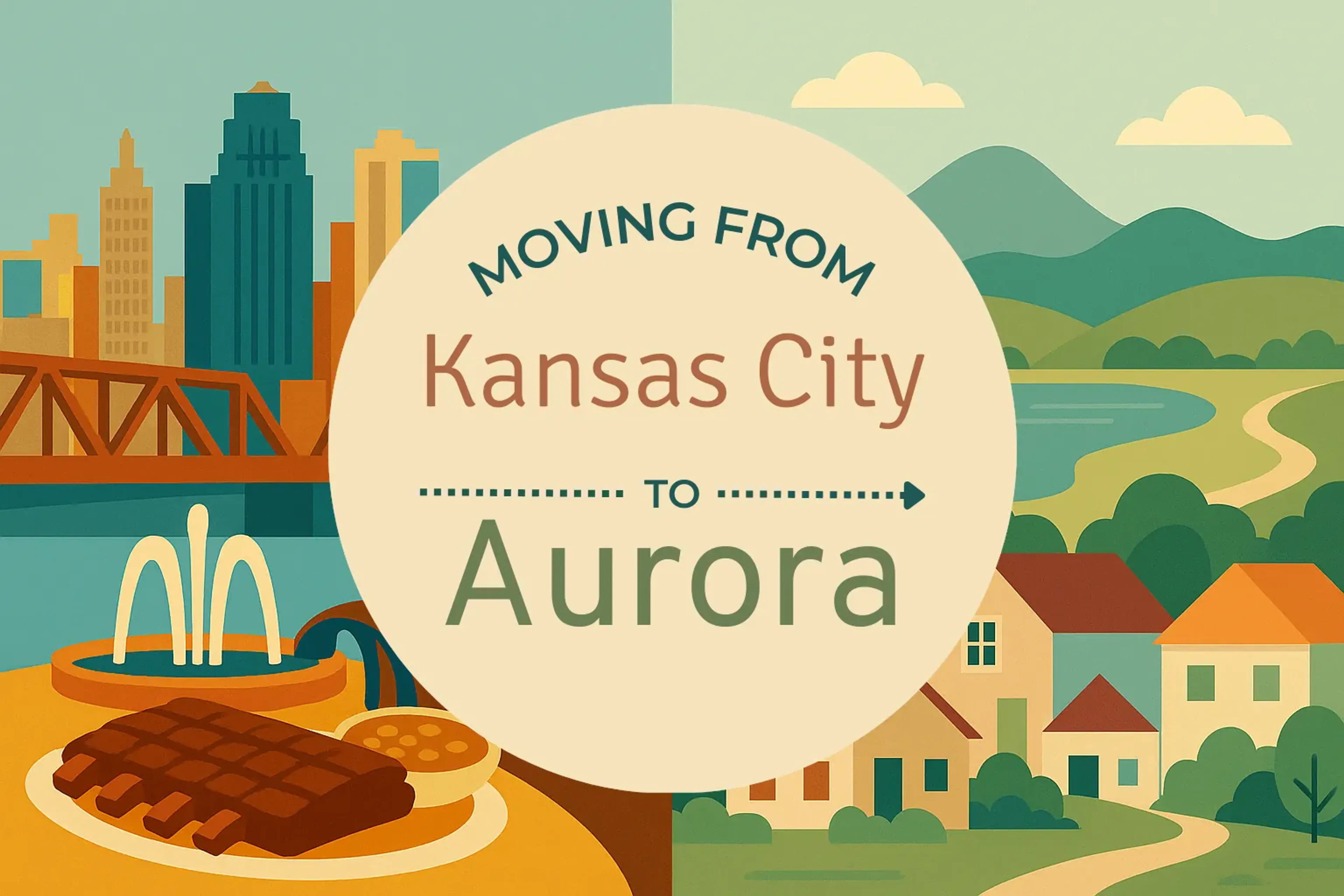 Side-by-side comparison of Kansas City to Aurora moving companies