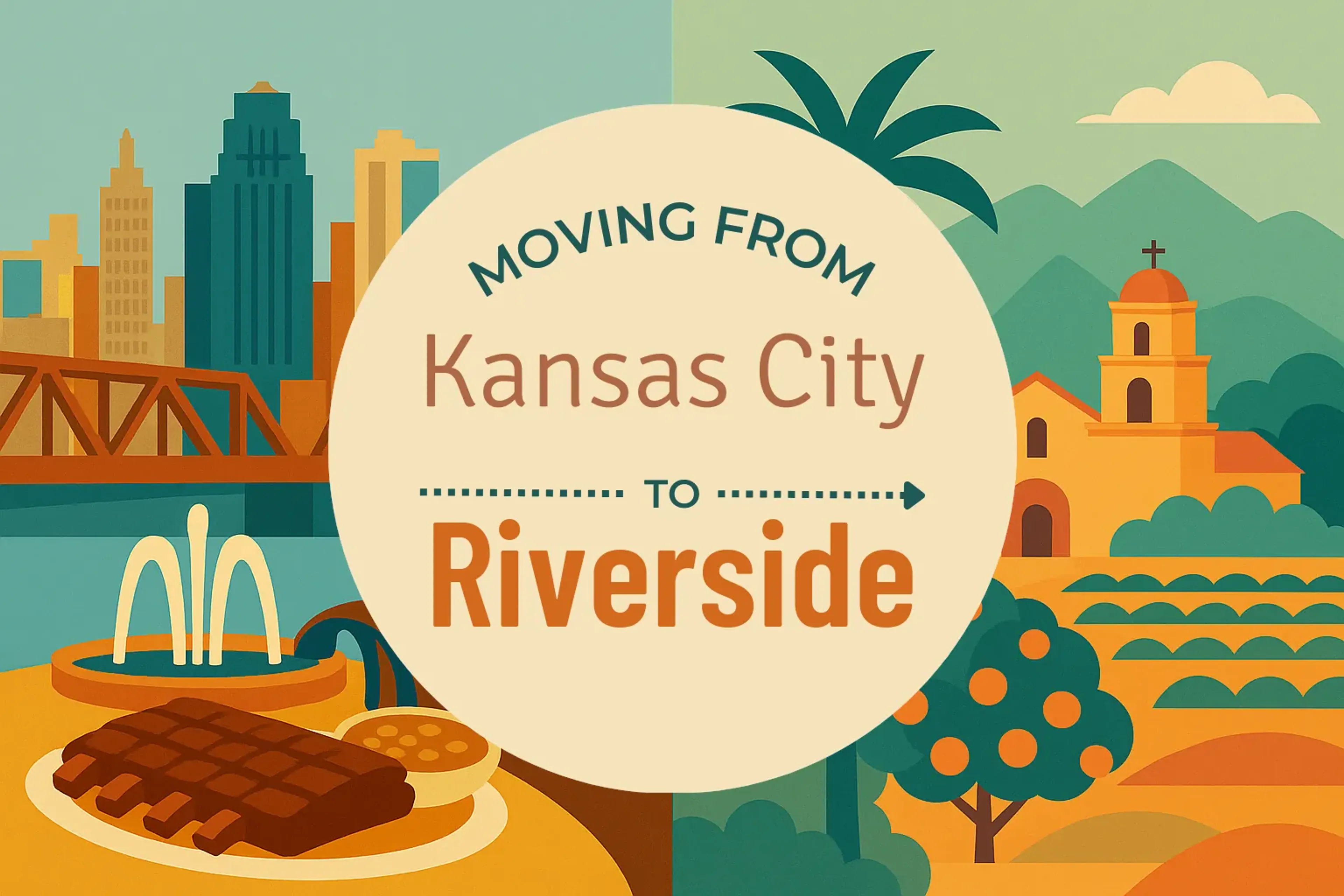 Side-by-side comparison of Kansas City to Riverside moving companies