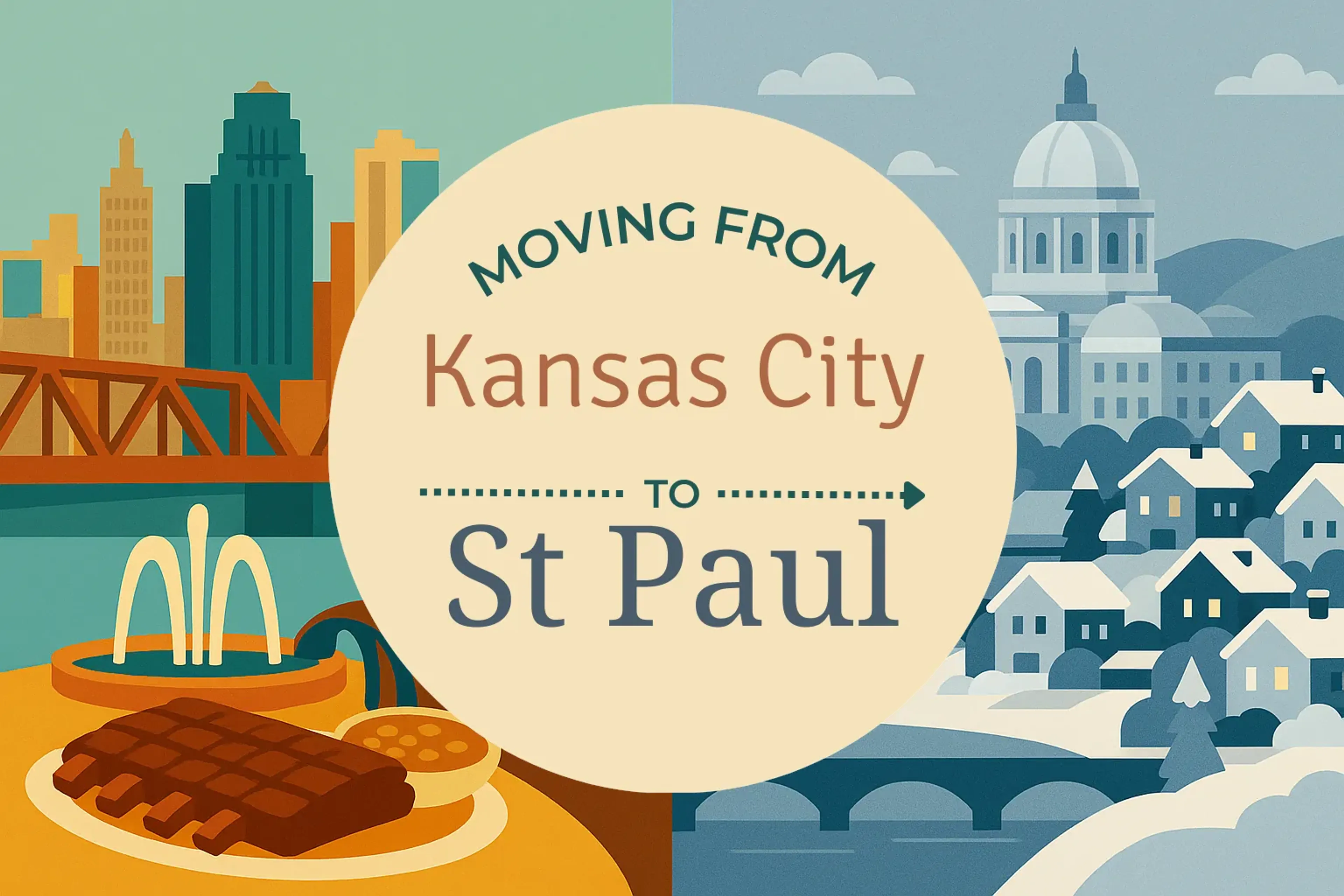 Side-by-side comparison of Kansas City to St. Paul moving companies
