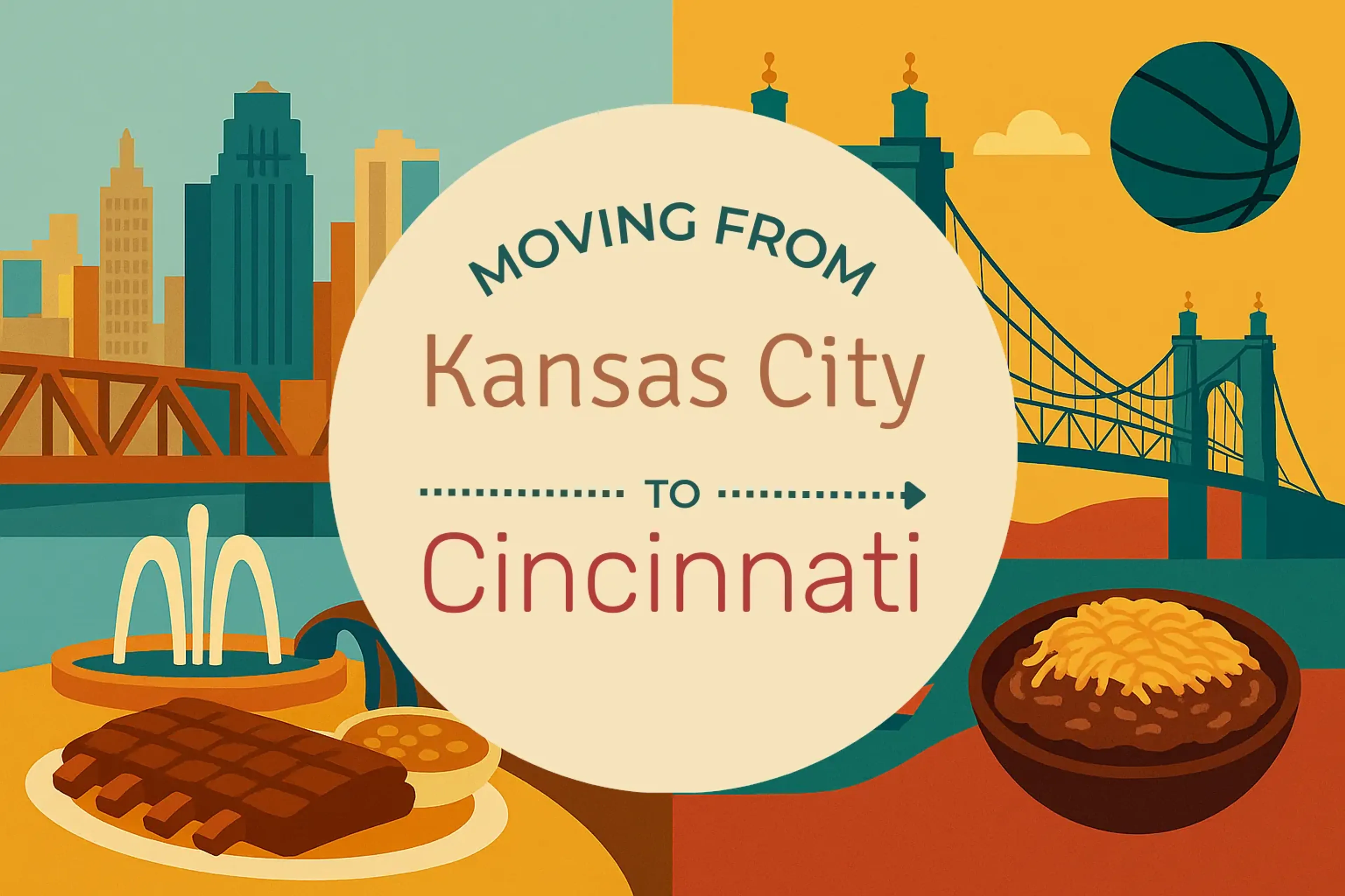 Side-by-side comparison of Kansas City to Cincinnati moving companies