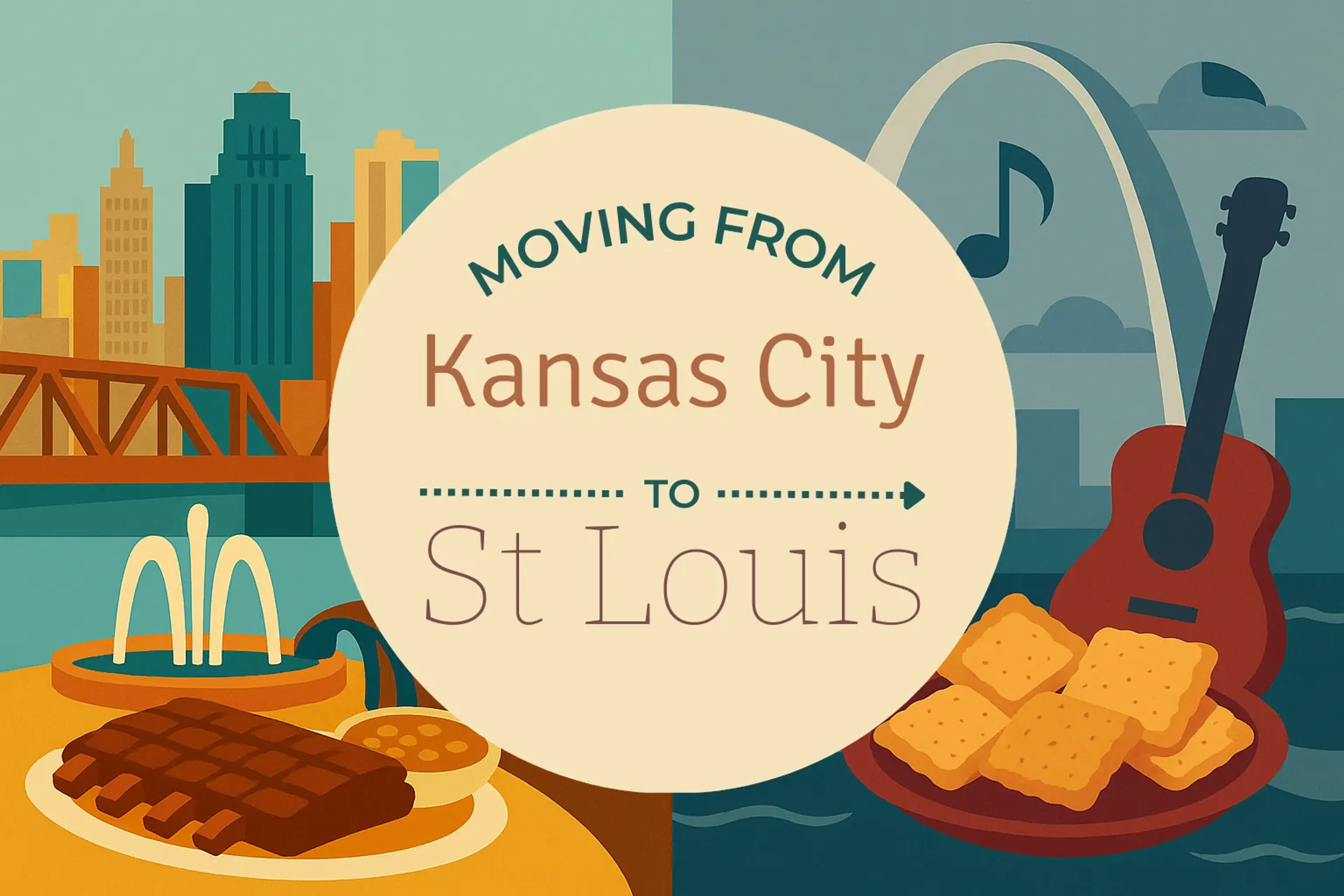 Side-by-side comparison of Kansas City to St. Louis moving companies