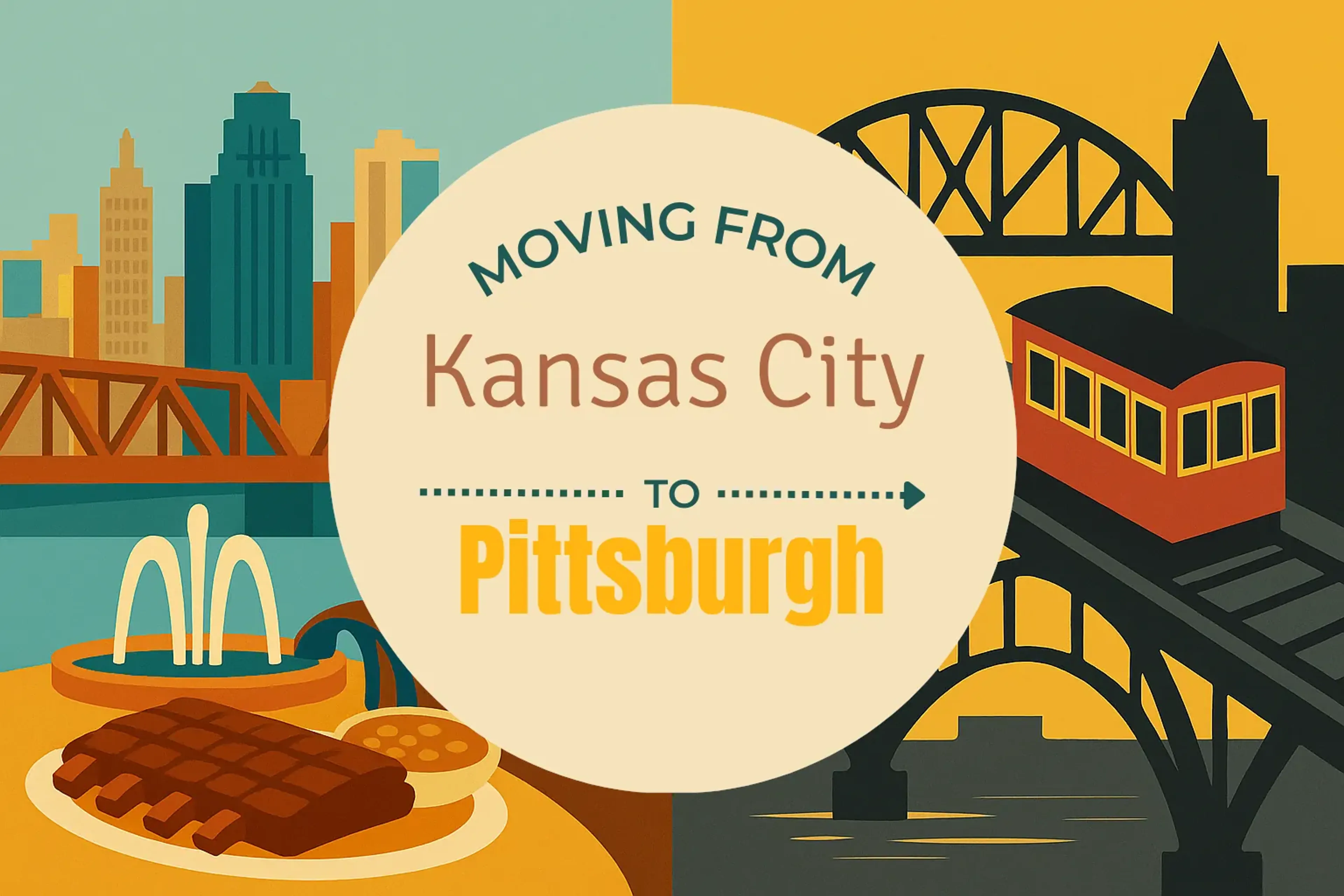 Side-by-side comparison of Kansas City to Pittsburgh moving companies