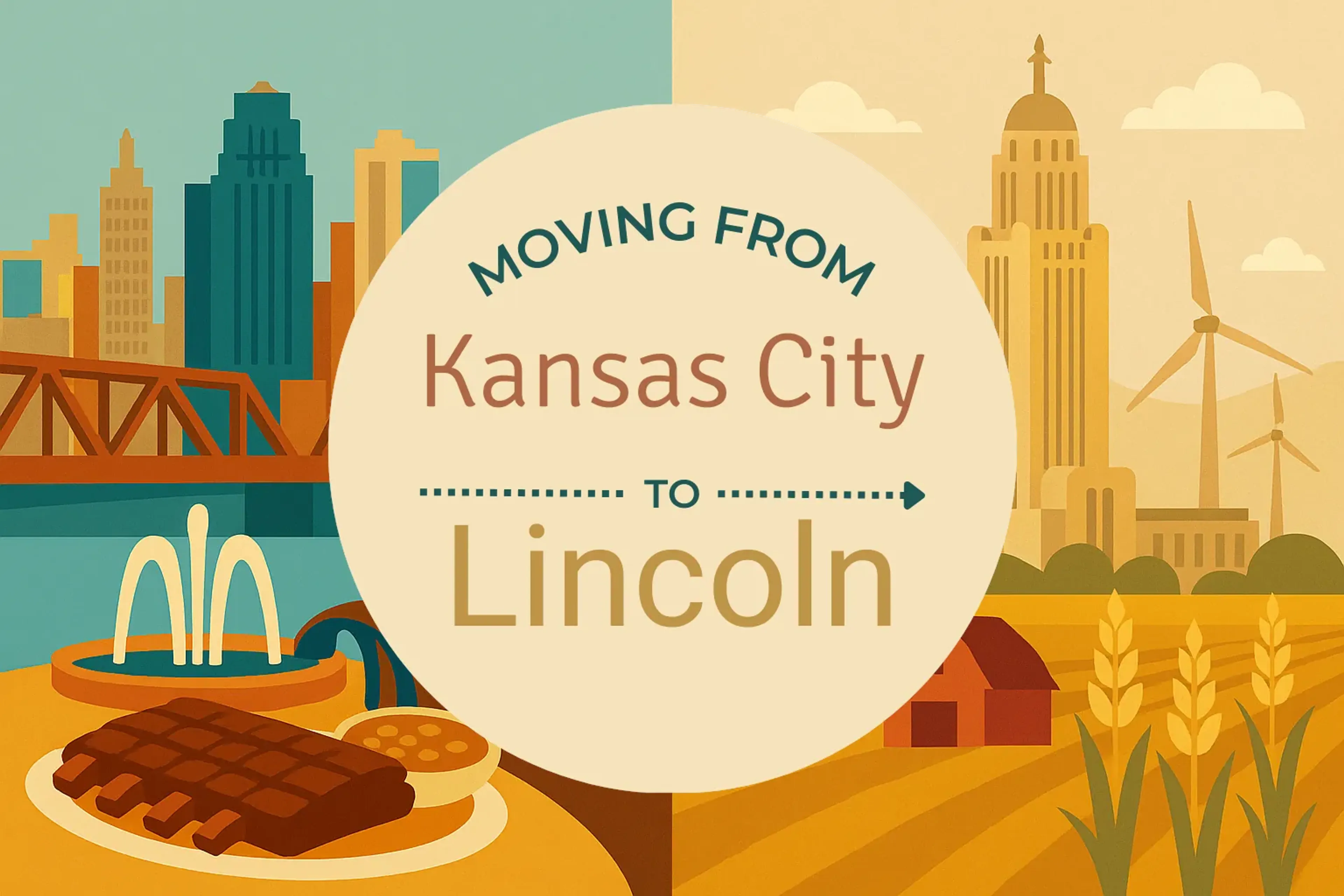 Side-by-side comparison of Kansas City to Lincoln moving companies