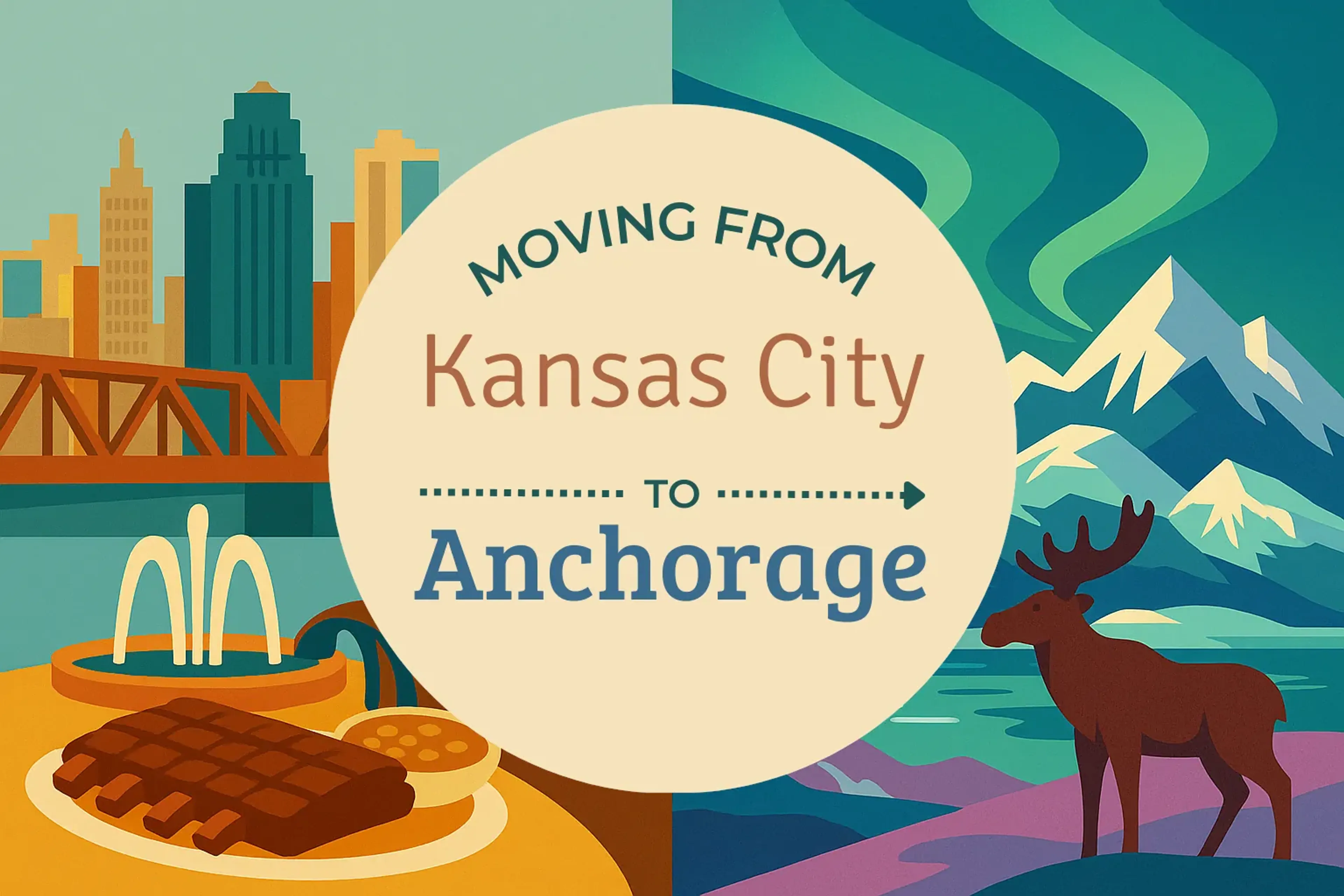 Side-by-side comparison of Kansas City to Anchorage moving companies
