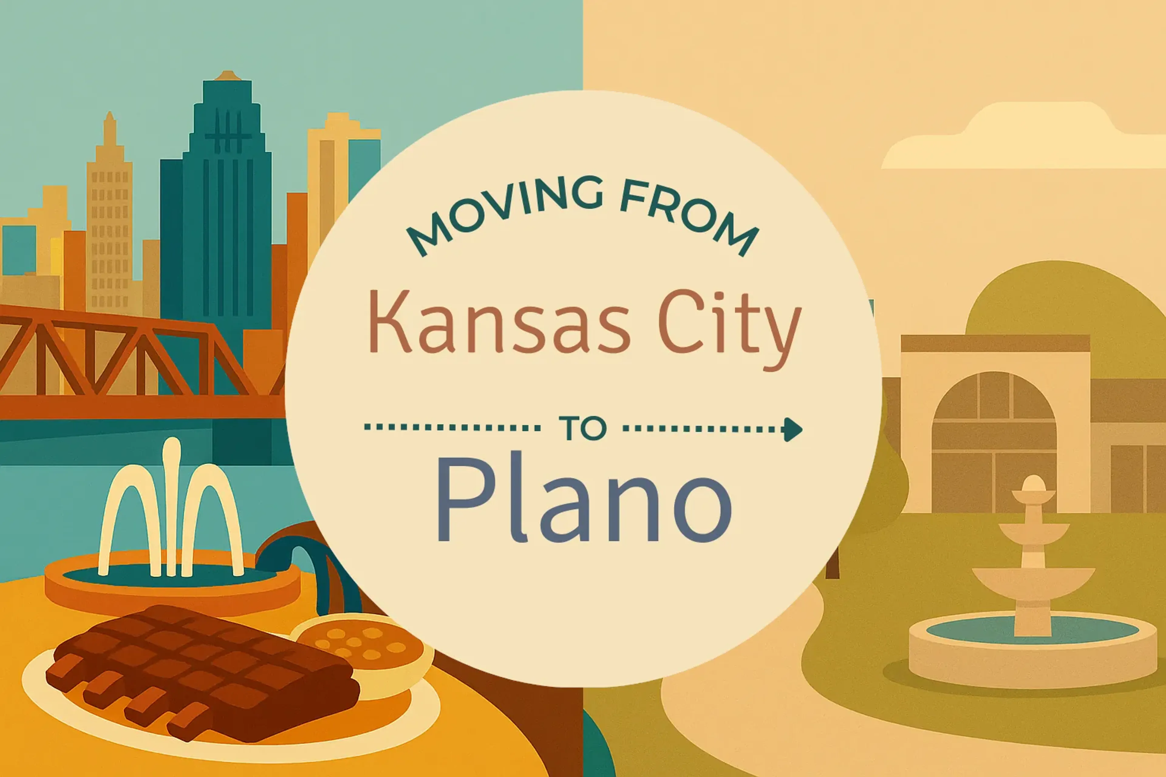 Side-by-side comparison of Kansas City to Plano moving companies