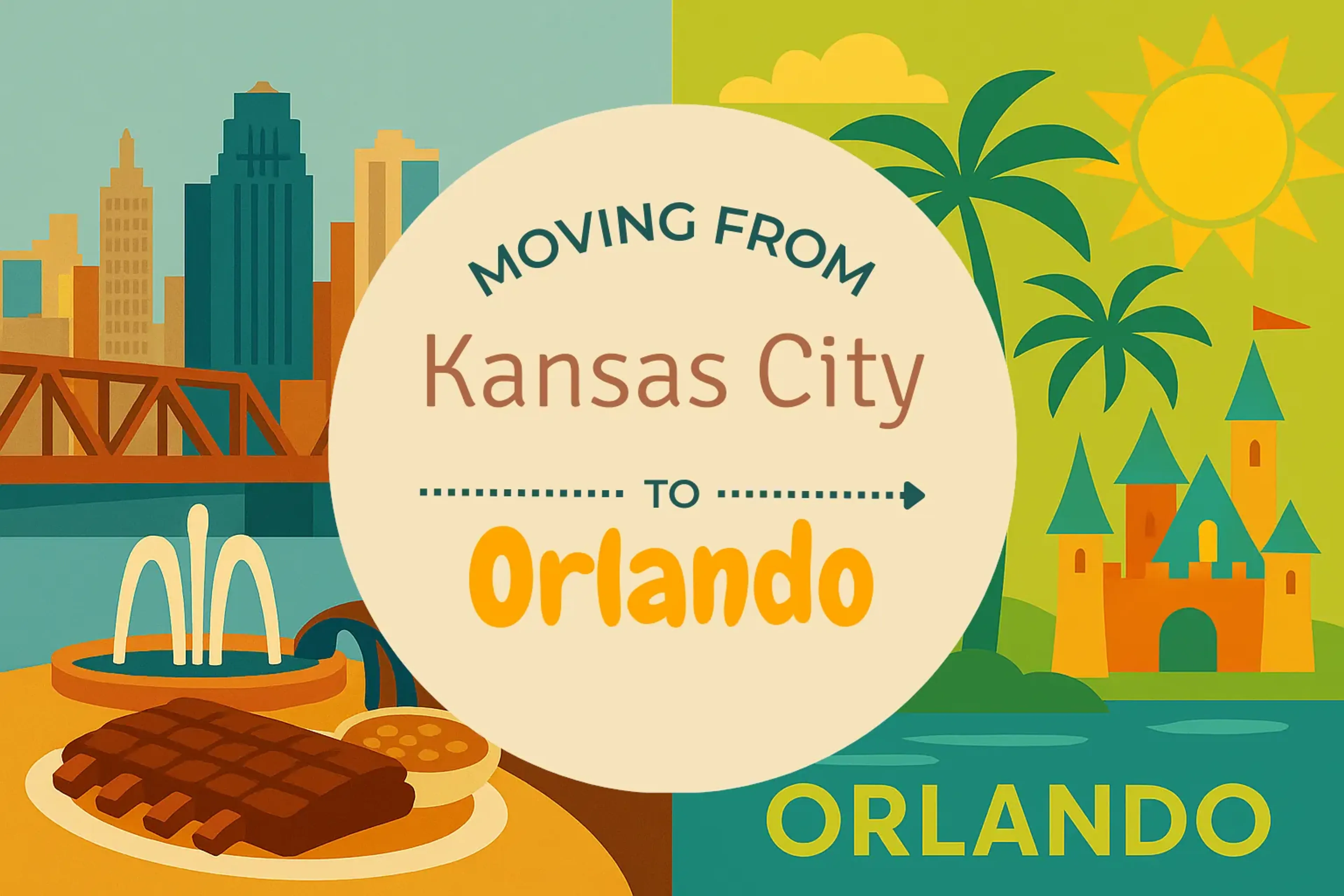 Side-by-side comparison of Kansas City to Orlando moving companies