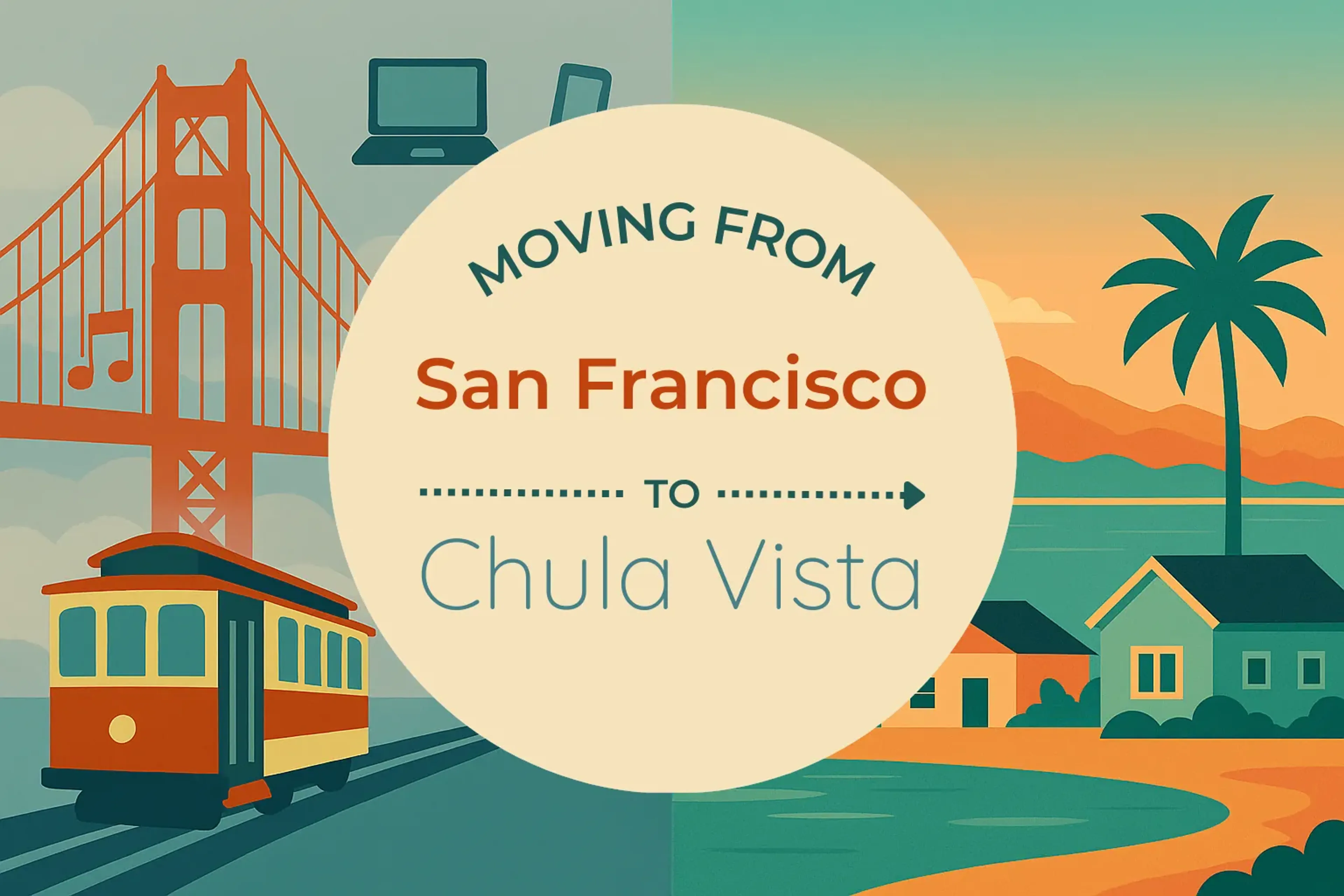 Side-by-side comparison of San Francisco to Chula Vista moving companies