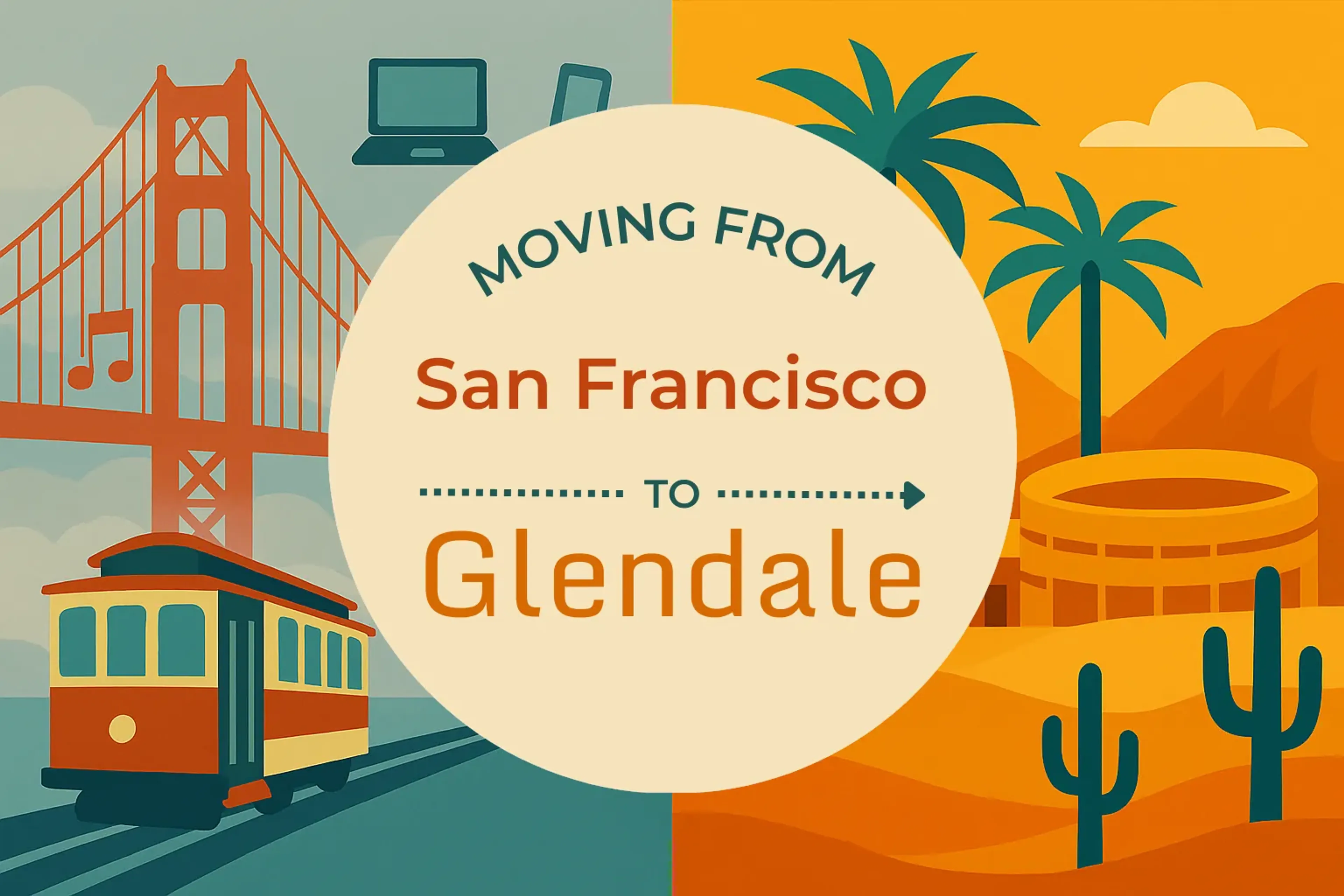 Side-by-side comparison of San Francisco to Glendale moving companies
