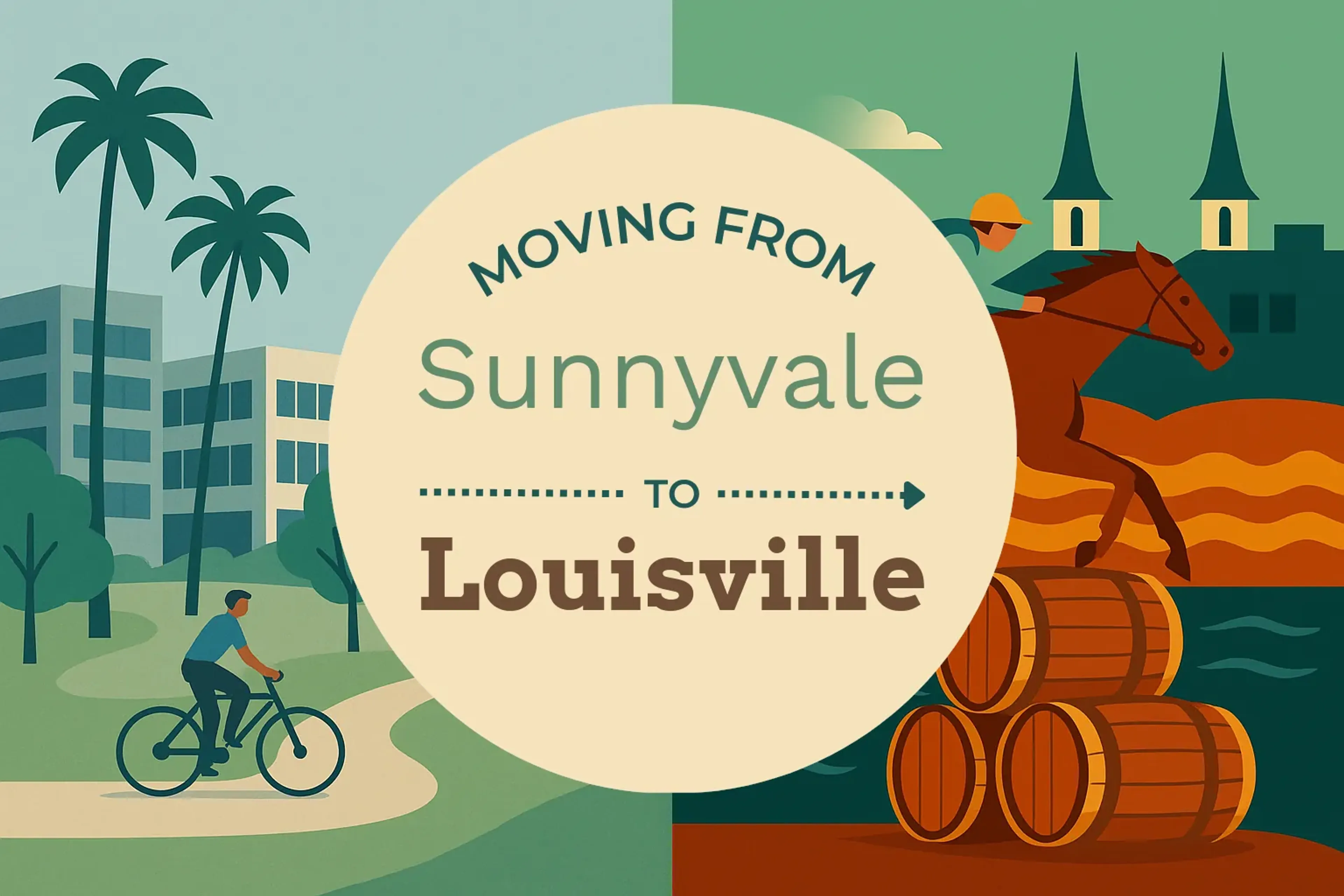 Side-by-side comparison of Sunnyvale to Louisville moving companies