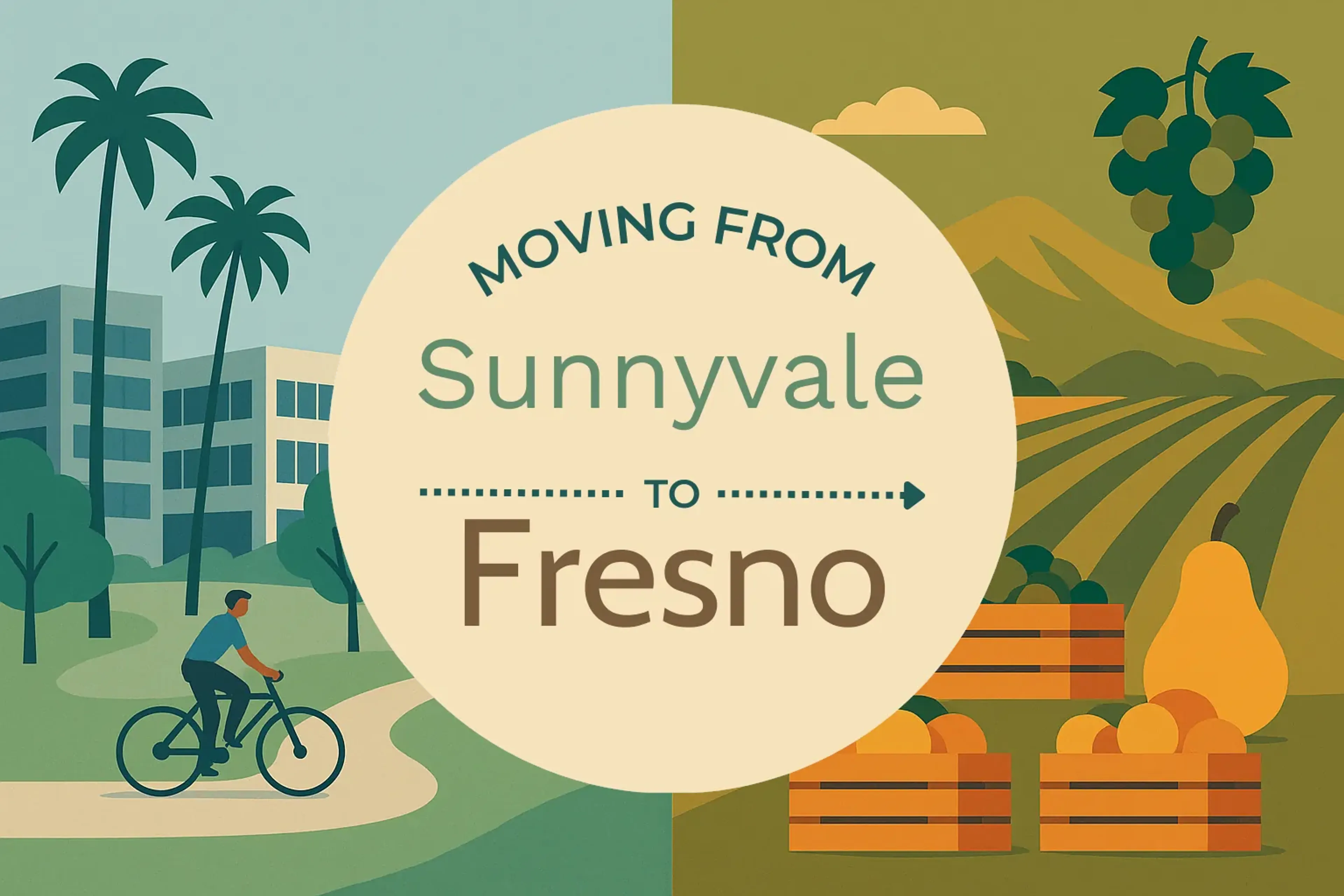 Side-by-side comparison of Sunnyvale to Fresno moving companies