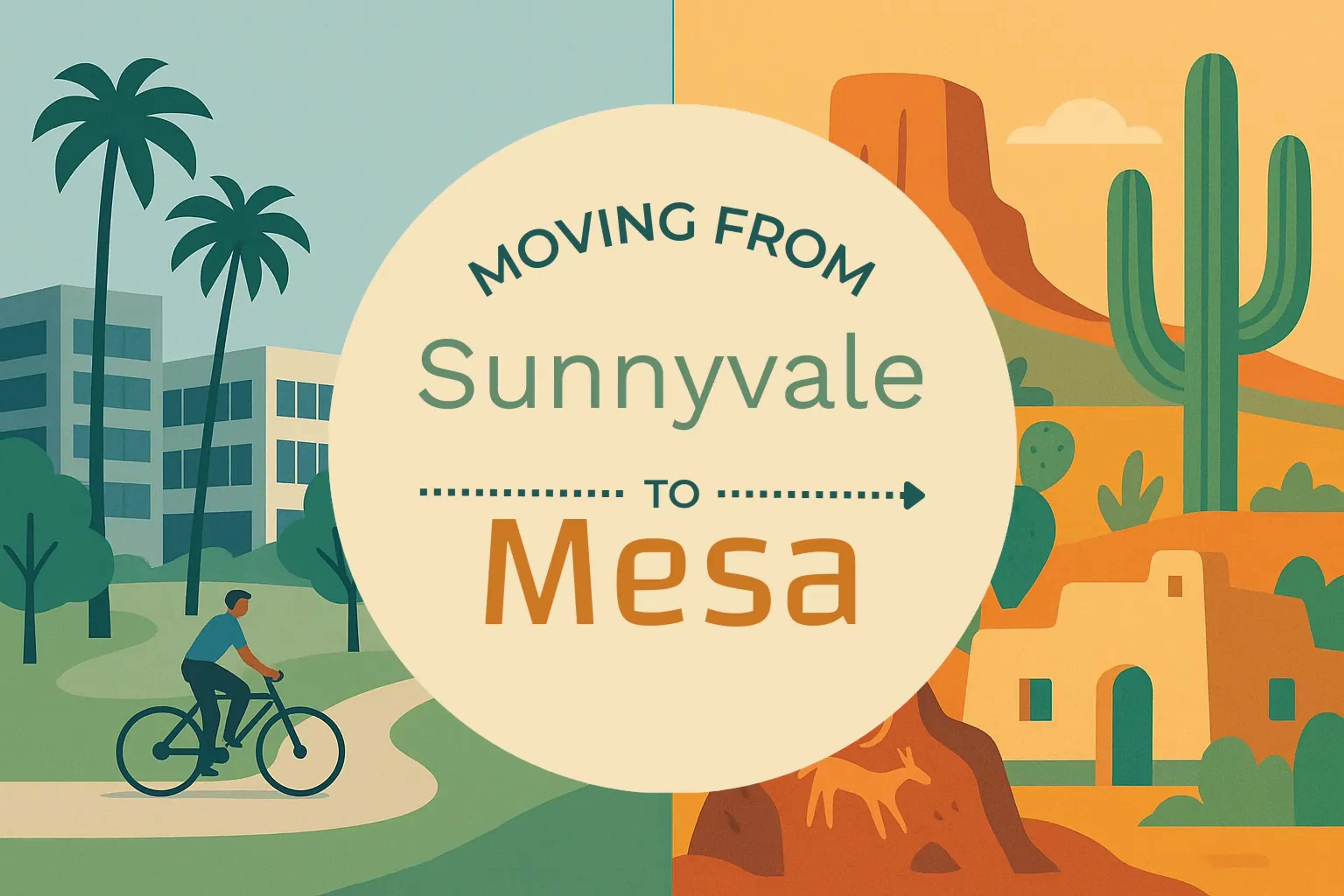 Side-by-side comparison of Sunnyvale to Mesa moving companies