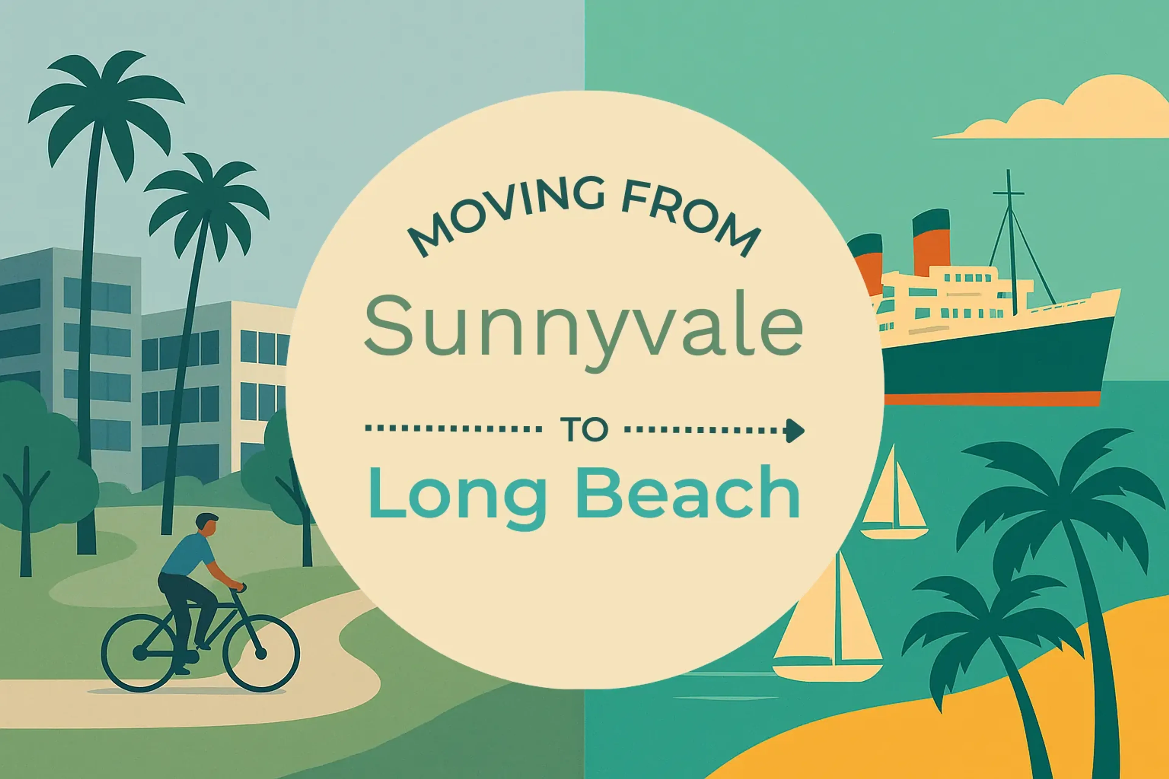 Side-by-side comparison of Sunnyvale to Long Beach moving companies