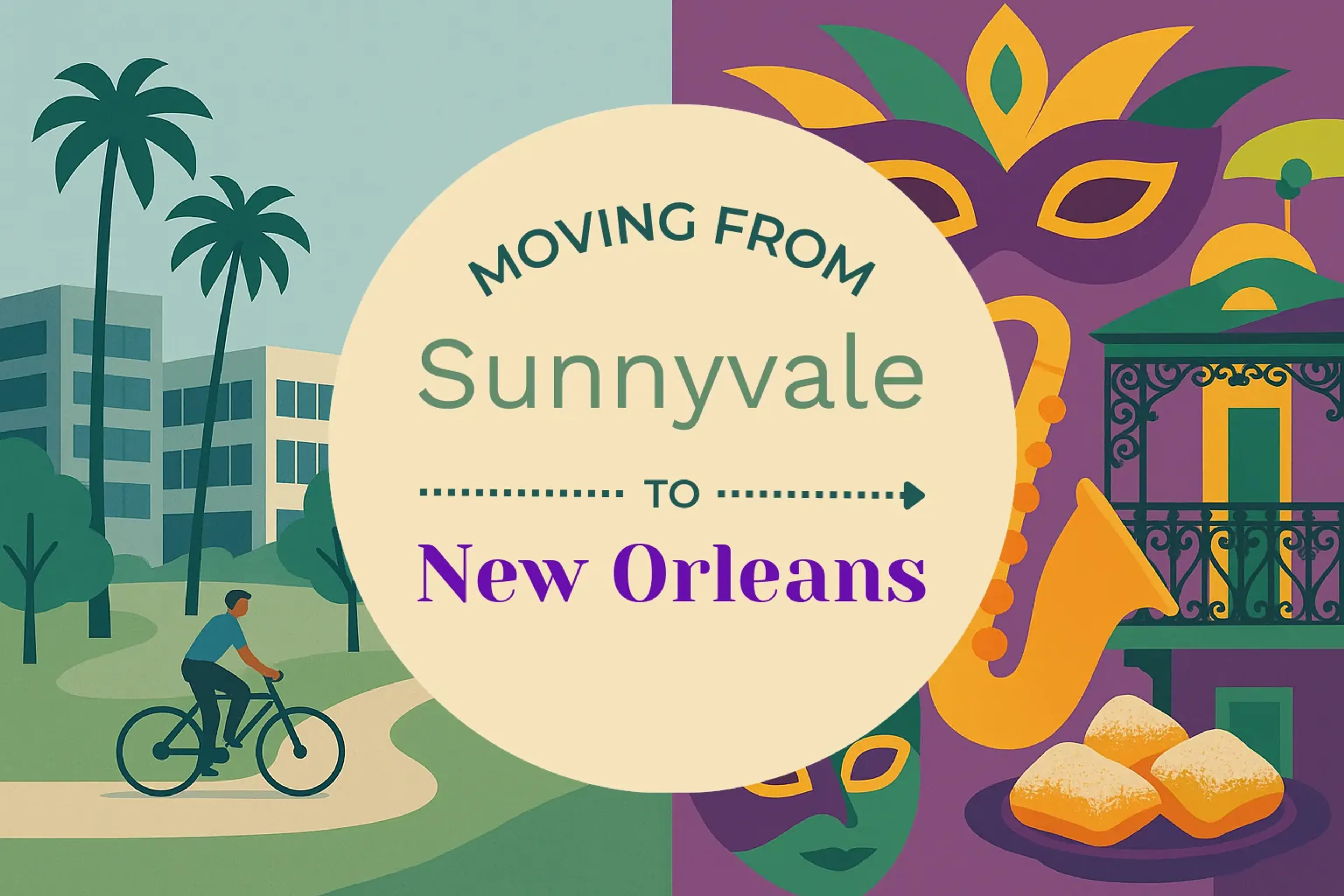 Side-by-side comparison of Sunnyvale to New Orleans moving companies