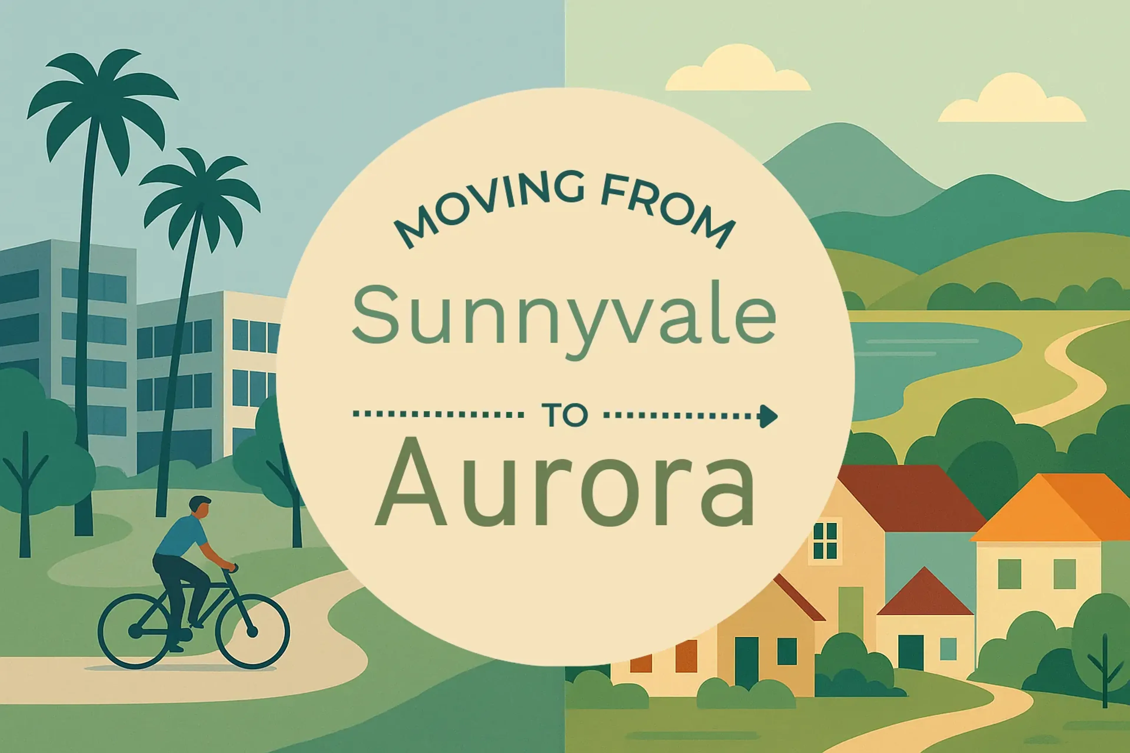 Side-by-side comparison of Sunnyvale to Aurora moving companies