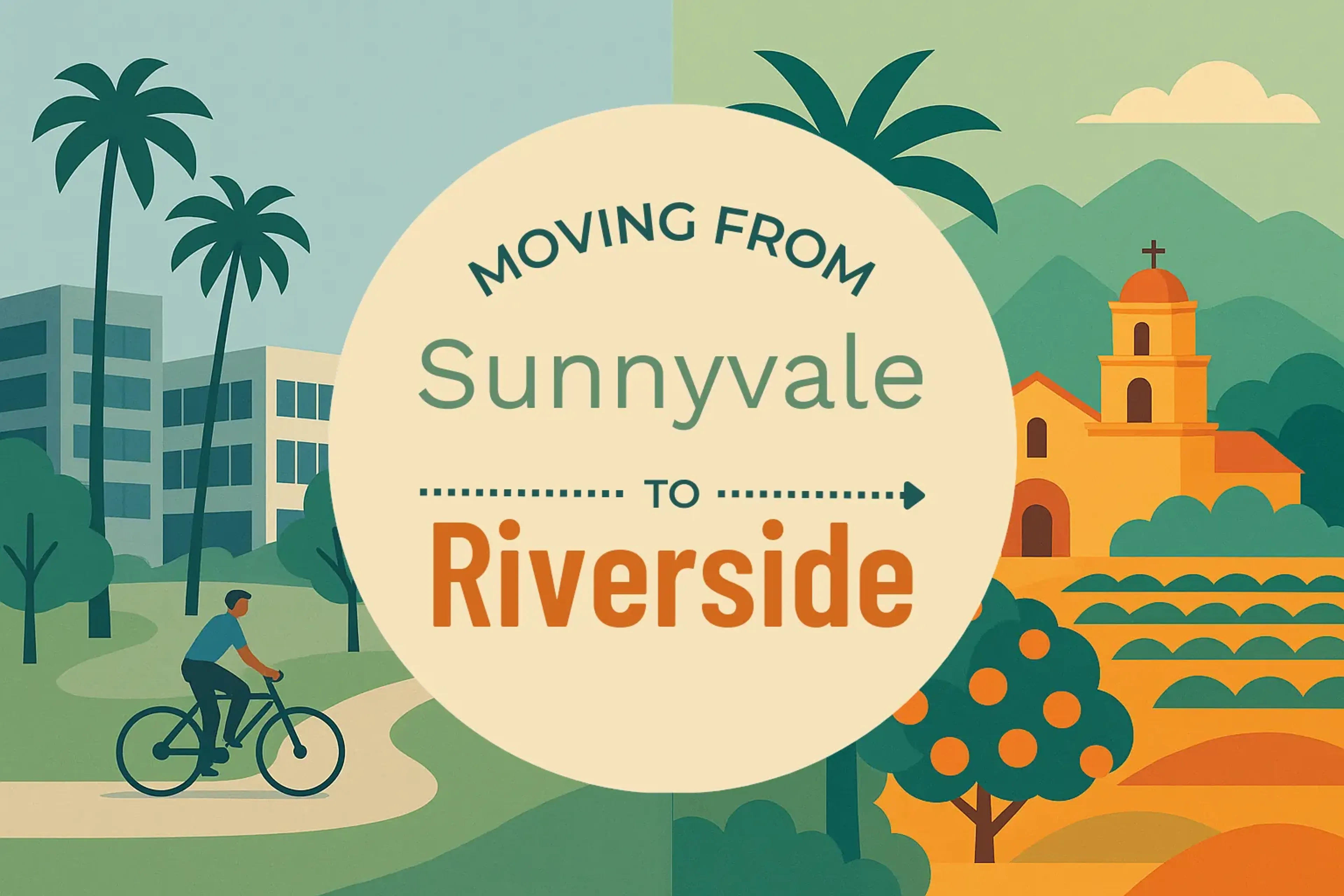 Side-by-side comparison of Sunnyvale to Riverside moving companies