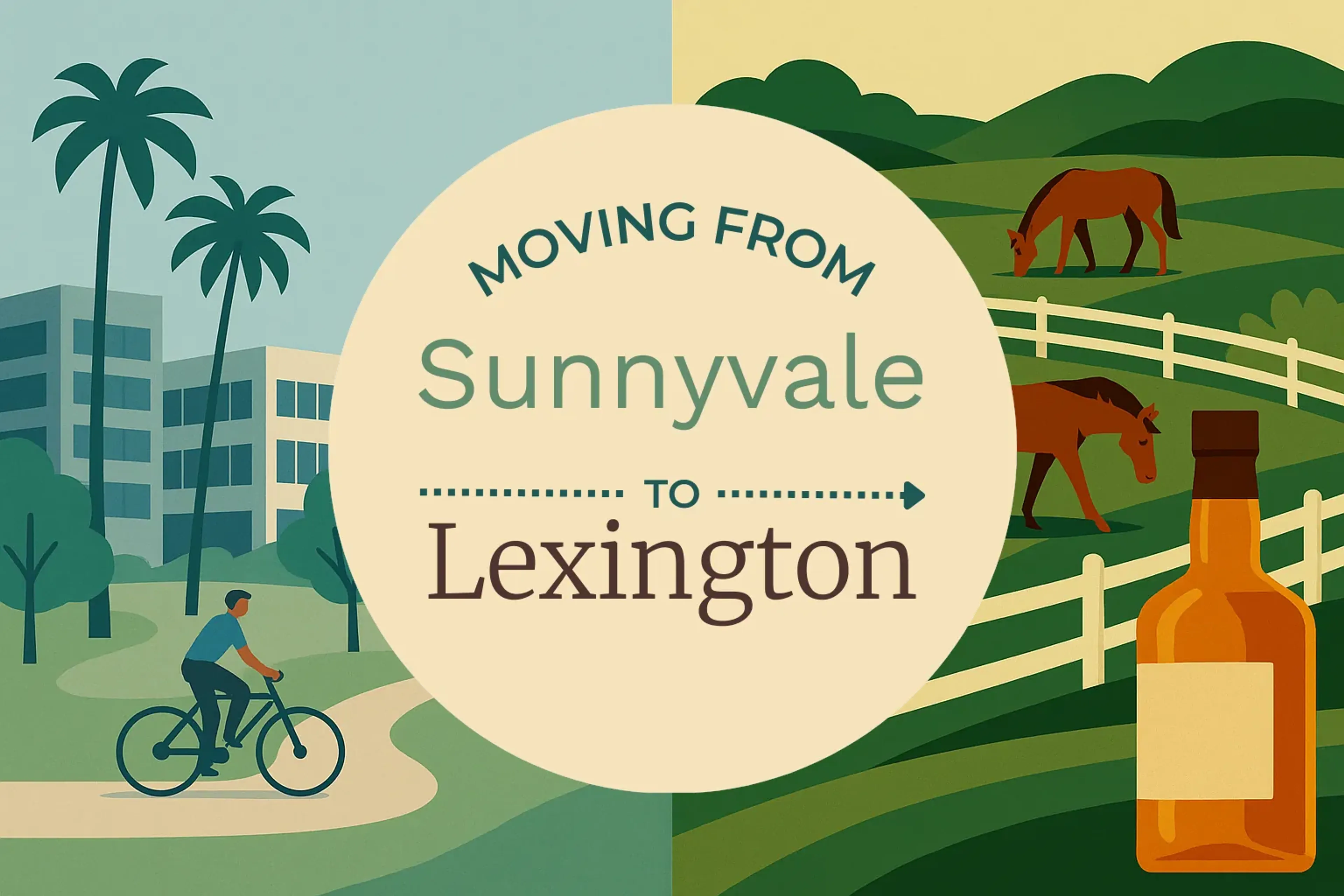 Side-by-side comparison of Sunnyvale to Lexington moving companies