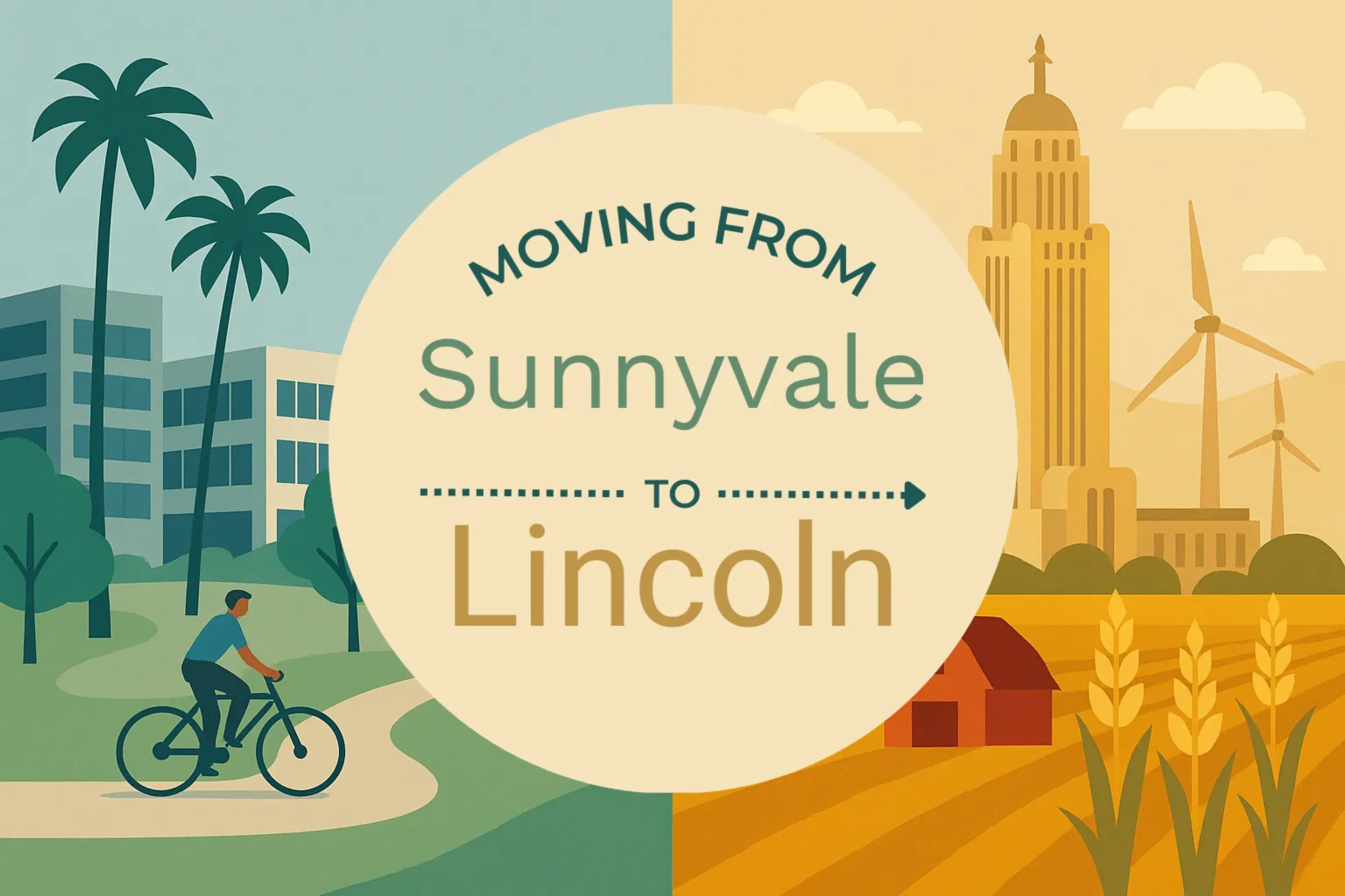 Side-by-side comparison of Sunnyvale to Lincoln moving companies
