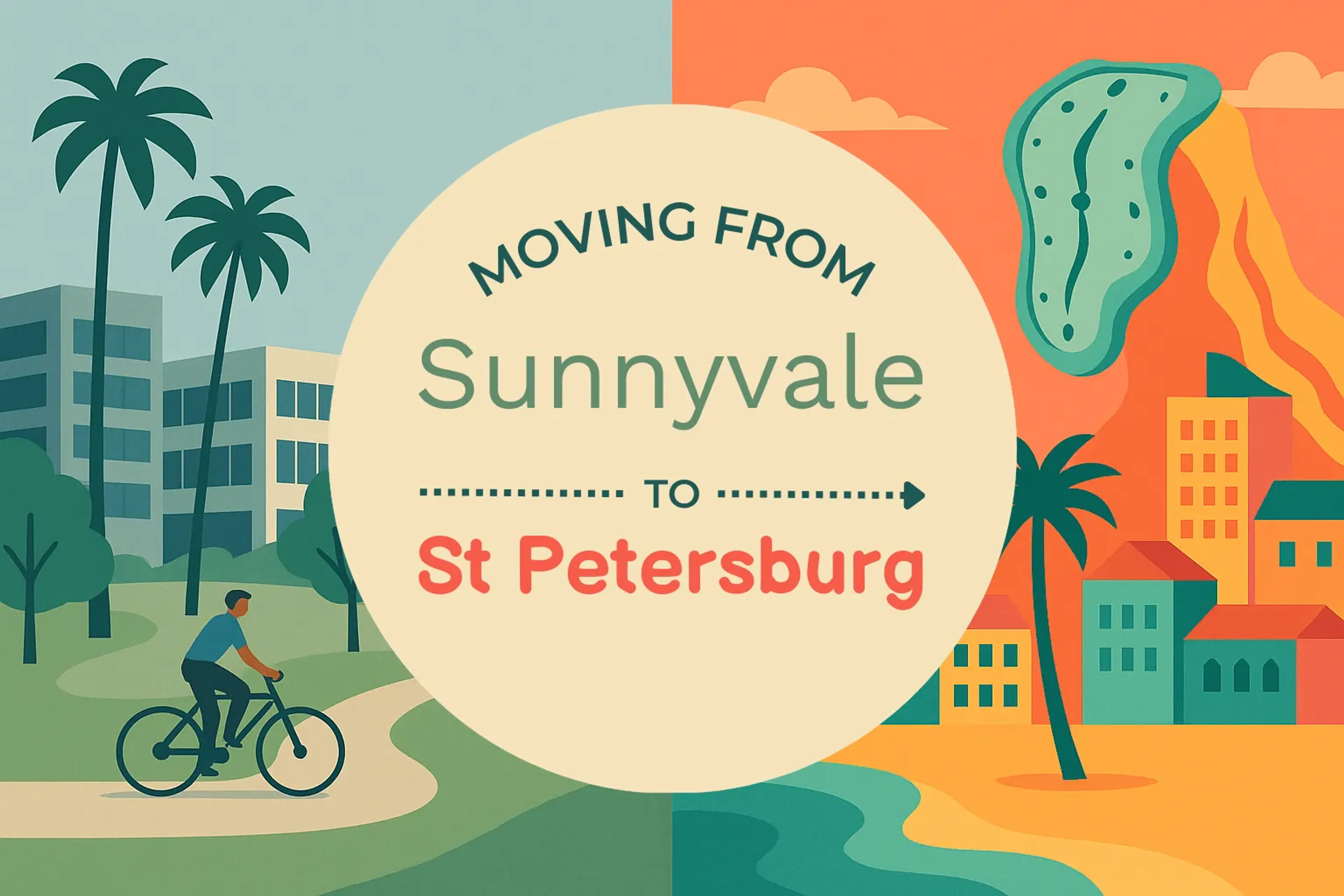 Side-by-side comparison of Sunnyvale to St. Petersburg moving companies