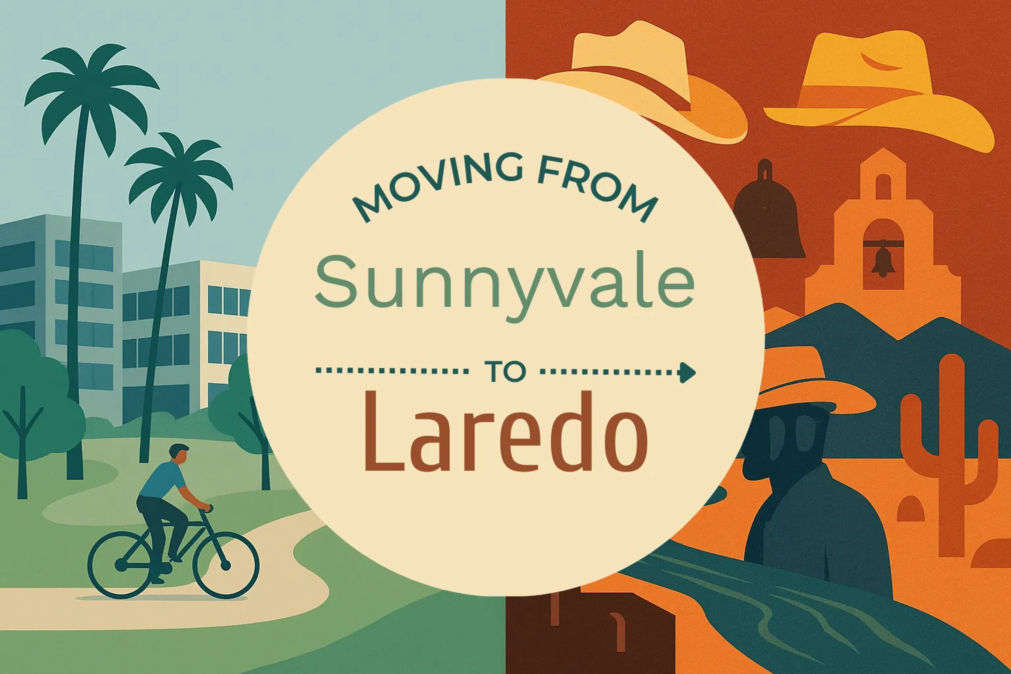 Side-by-side comparison of Sunnyvale to Laredo moving companies