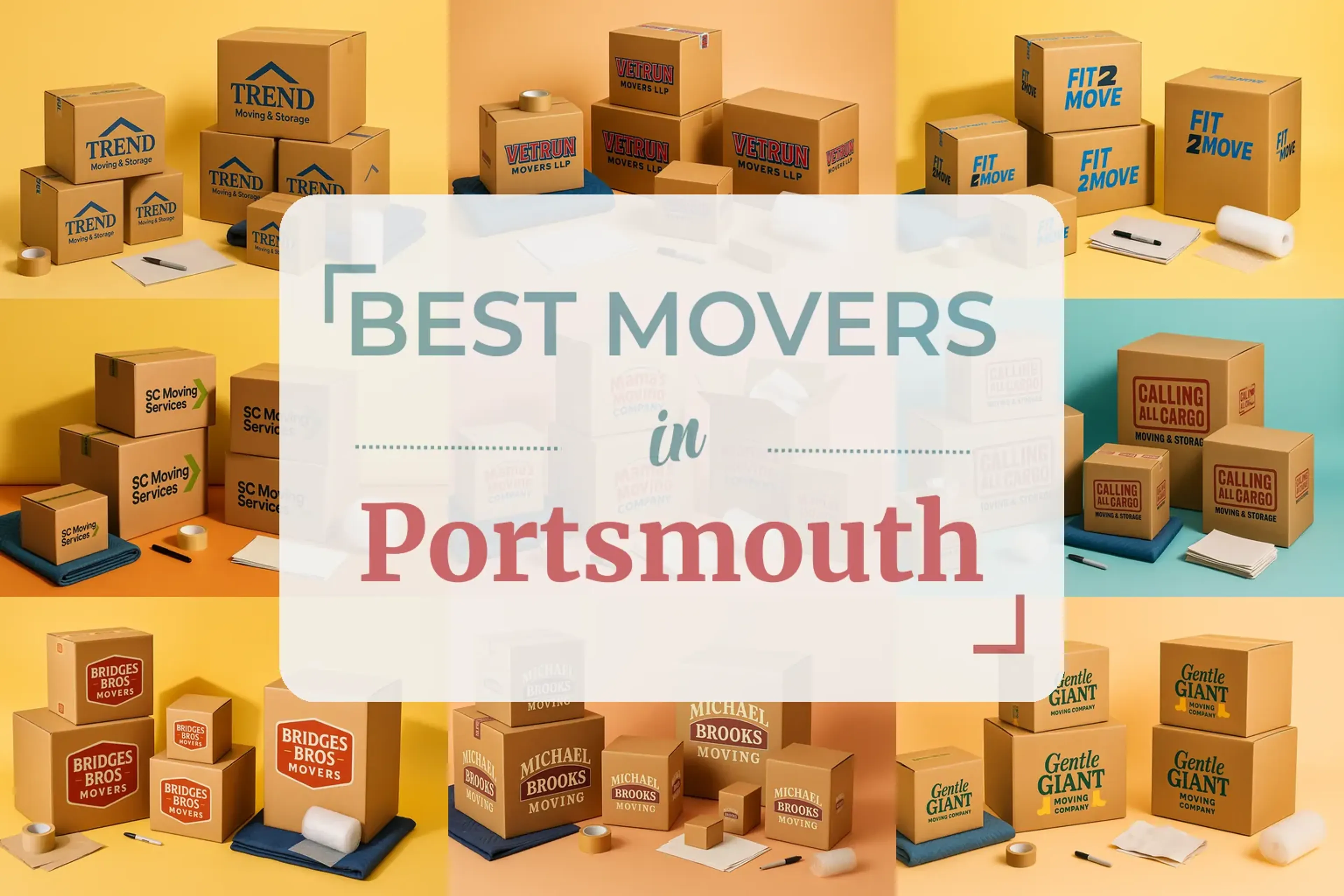 Side-by-side comparison of Portsmouth moving companies
