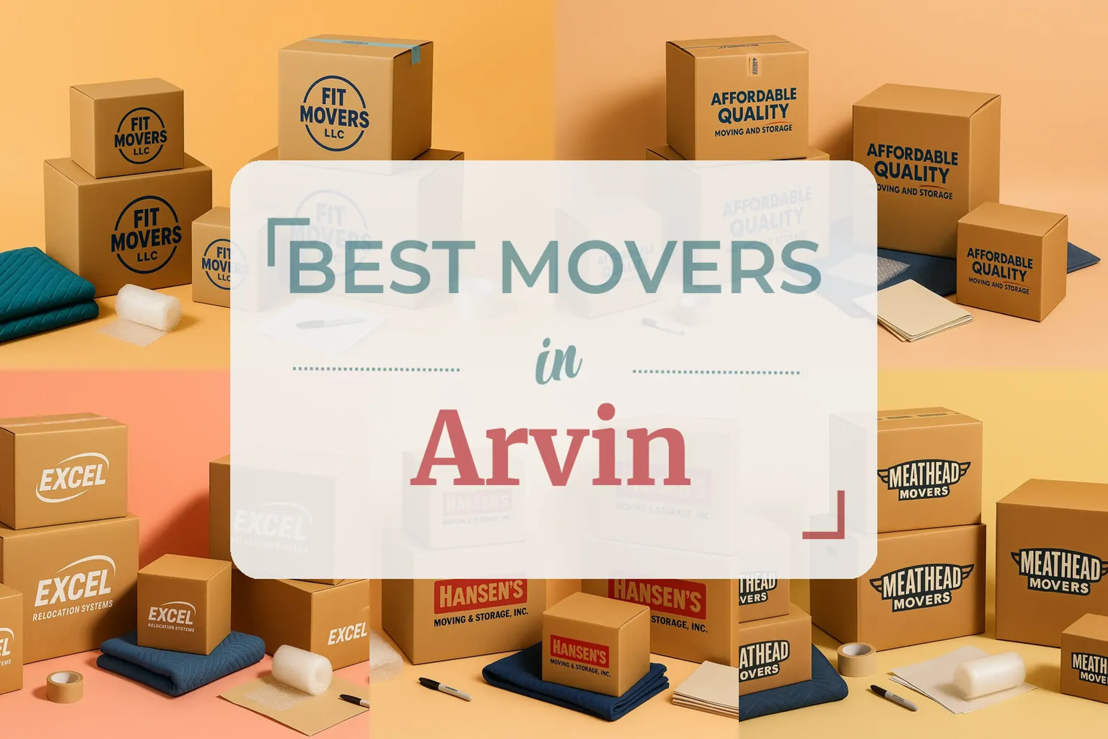 Side-by-side comparison of Arvin moving companies