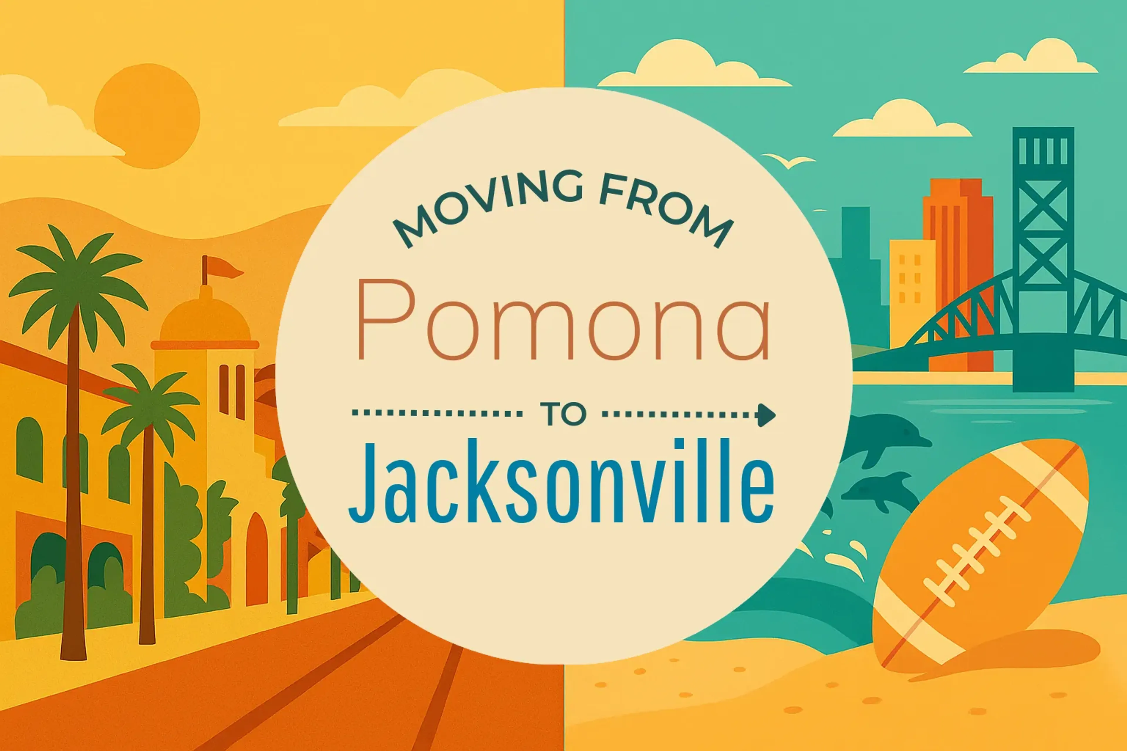 Side-by-side comparison of Pomona to Jacksonville moving companies