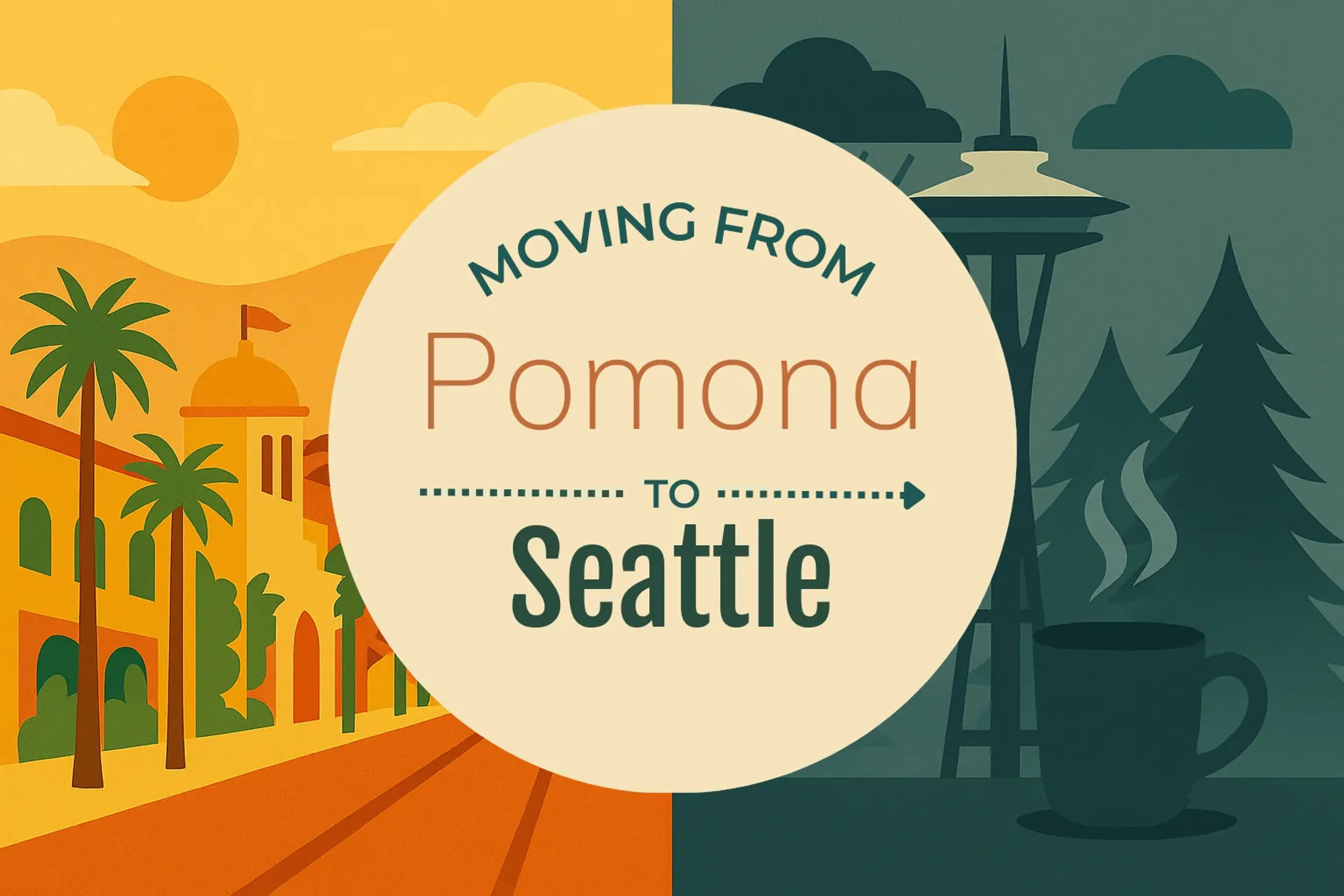 Side-by-side comparison of Pomona to Seattle moving companies