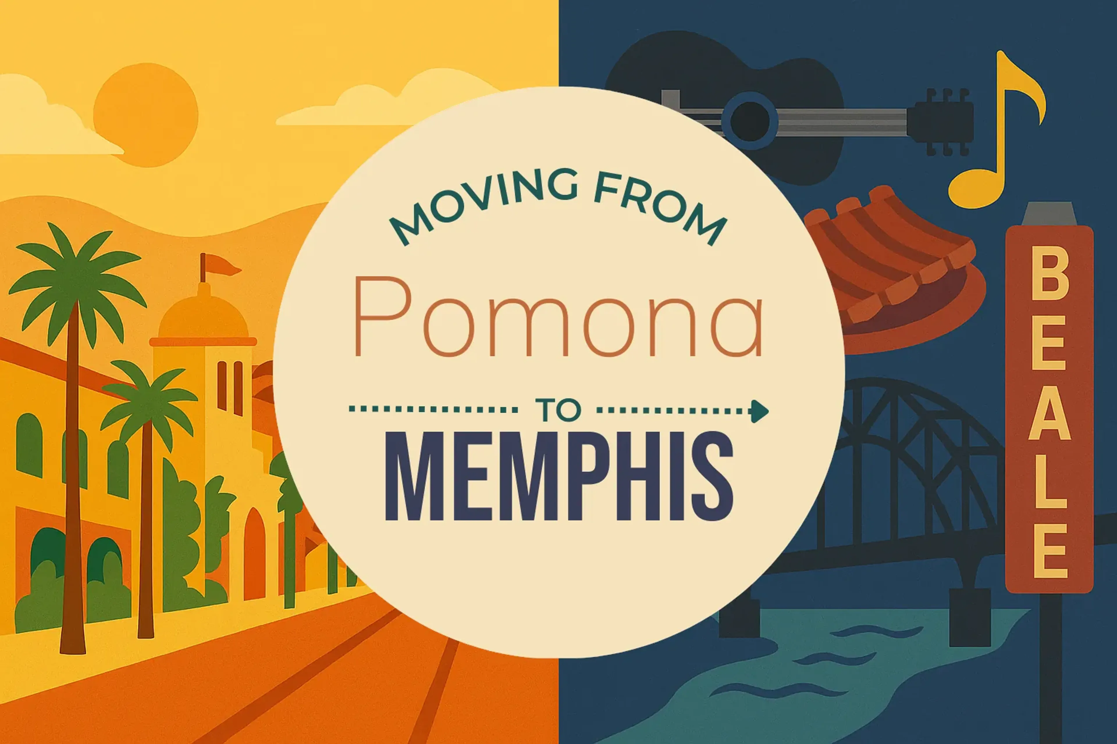 Side-by-side comparison of Pomona to Memphis moving companies