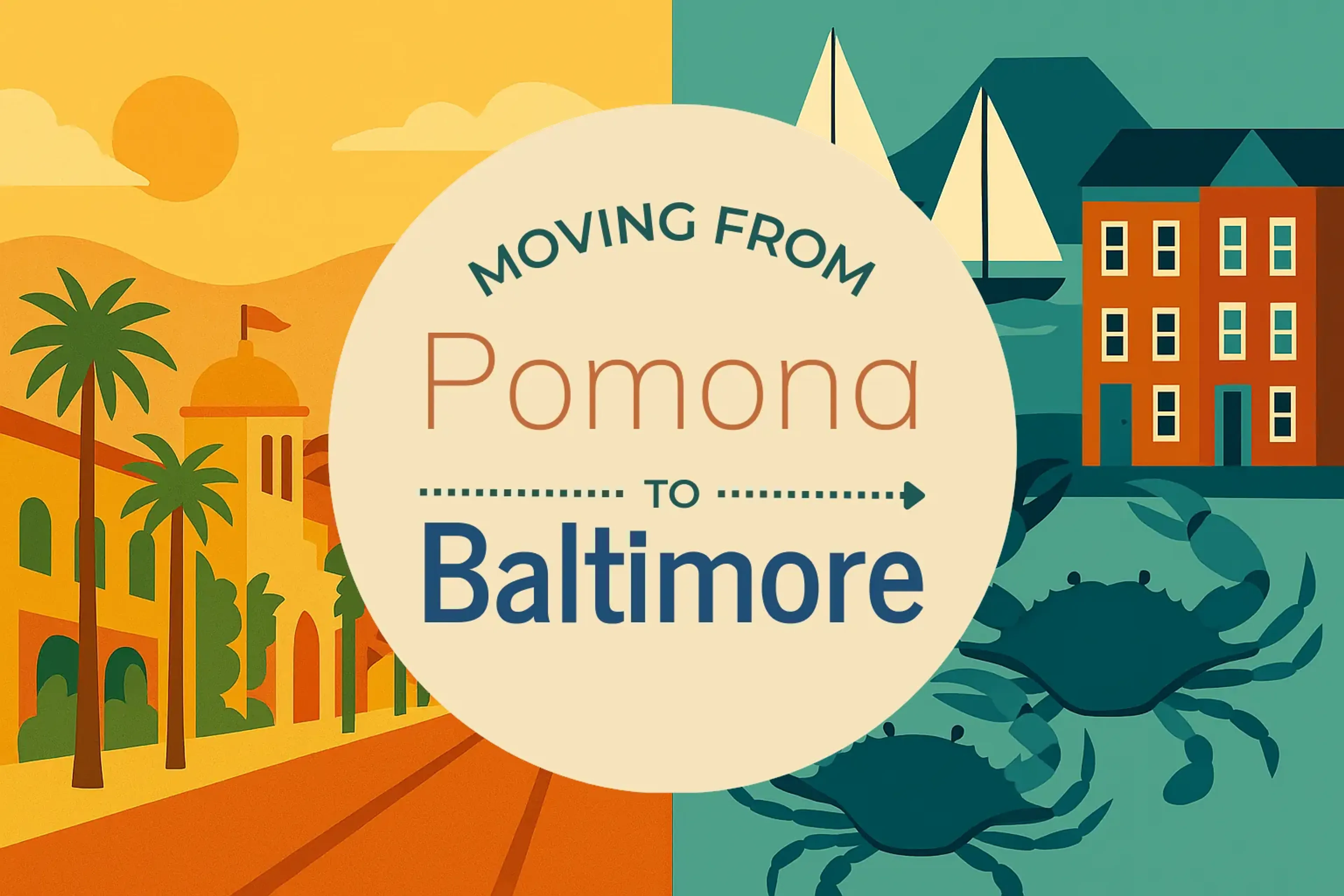 Side-by-side comparison of Pomona to Baltimore moving companies