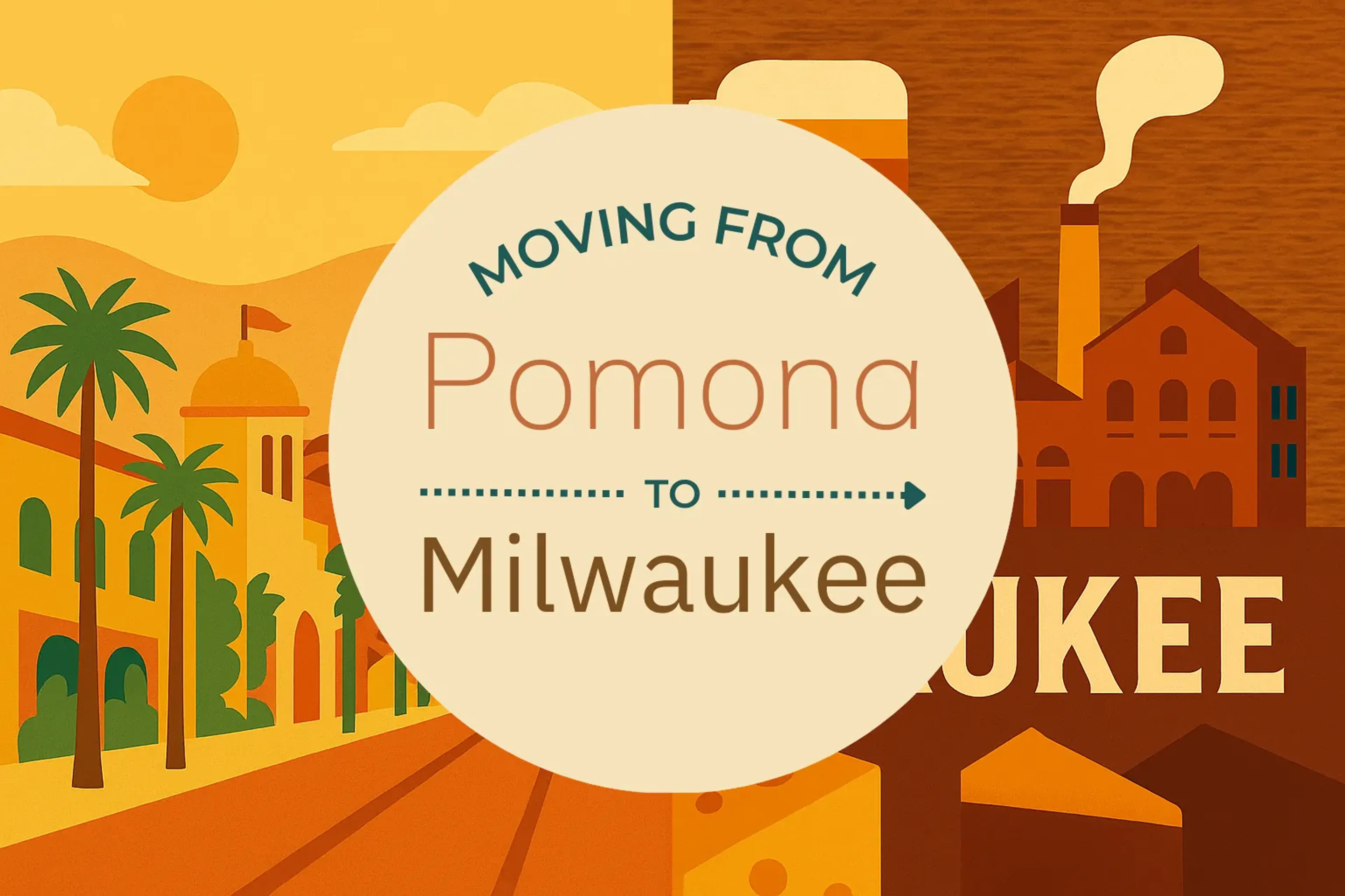 Side-by-side comparison of Pomona to Milwaukee moving companies