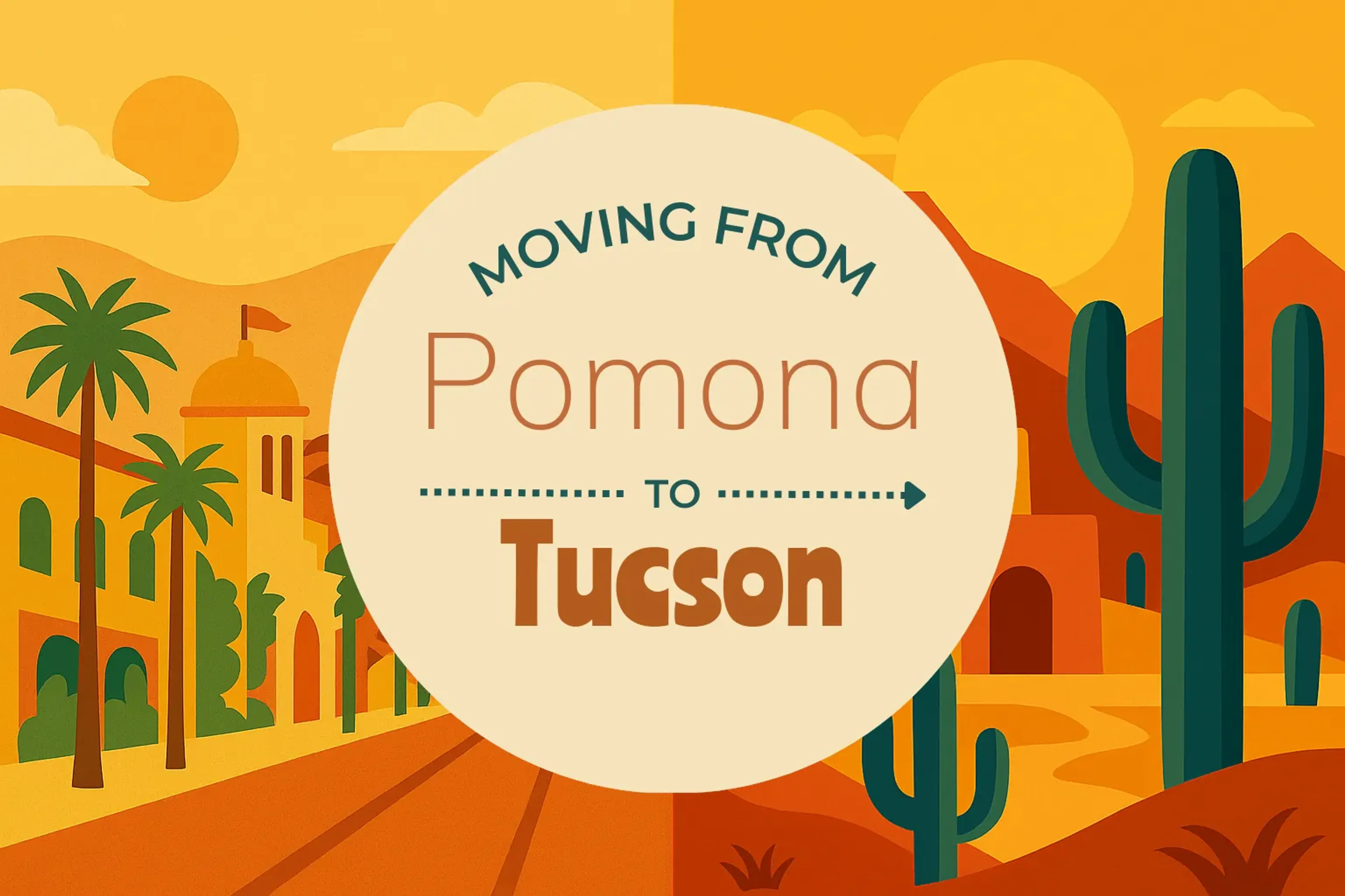 Side-by-side comparison of Pomona to Tucson moving companies