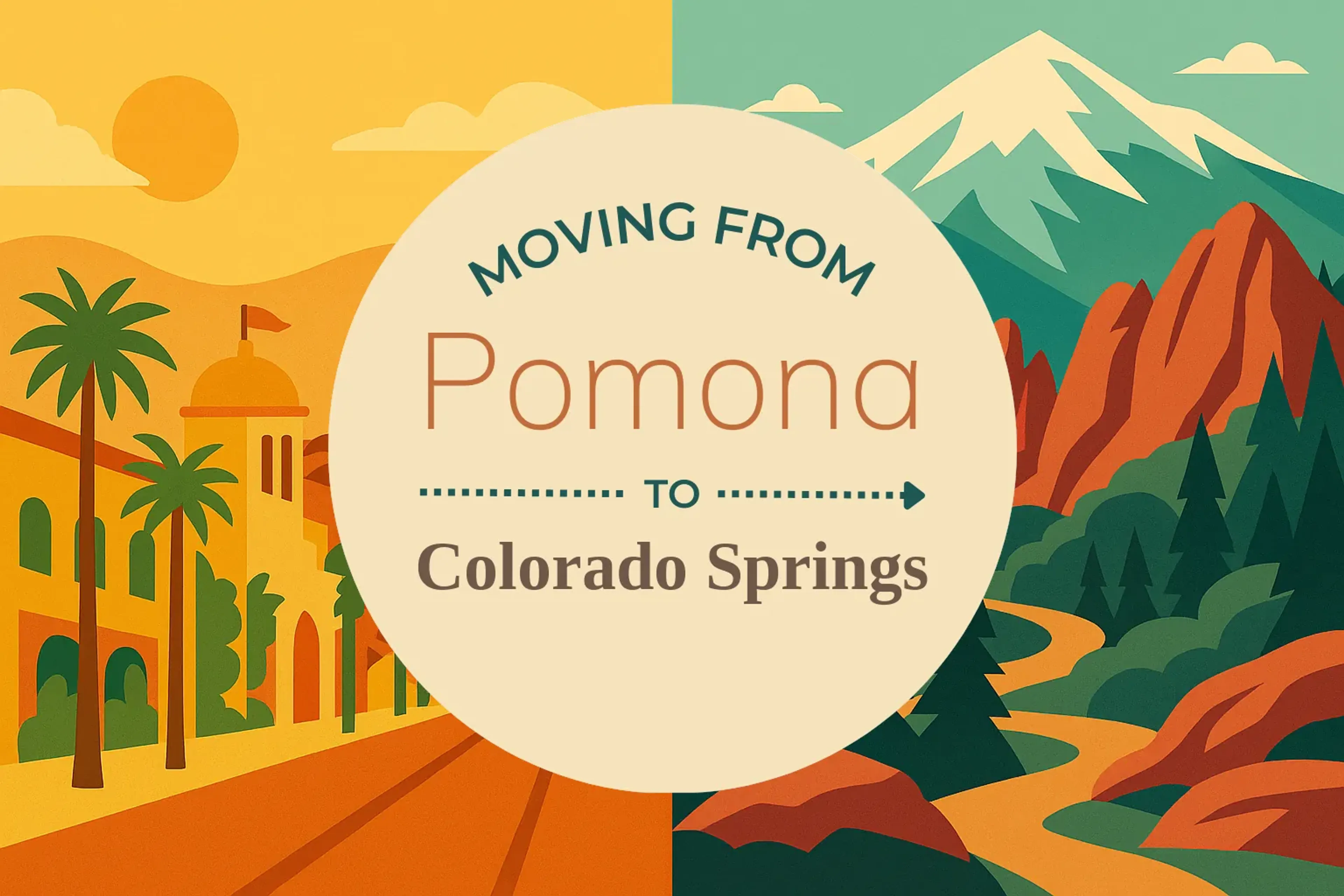 Side-by-side comparison of Pomona to Colorado Springs moving companies
