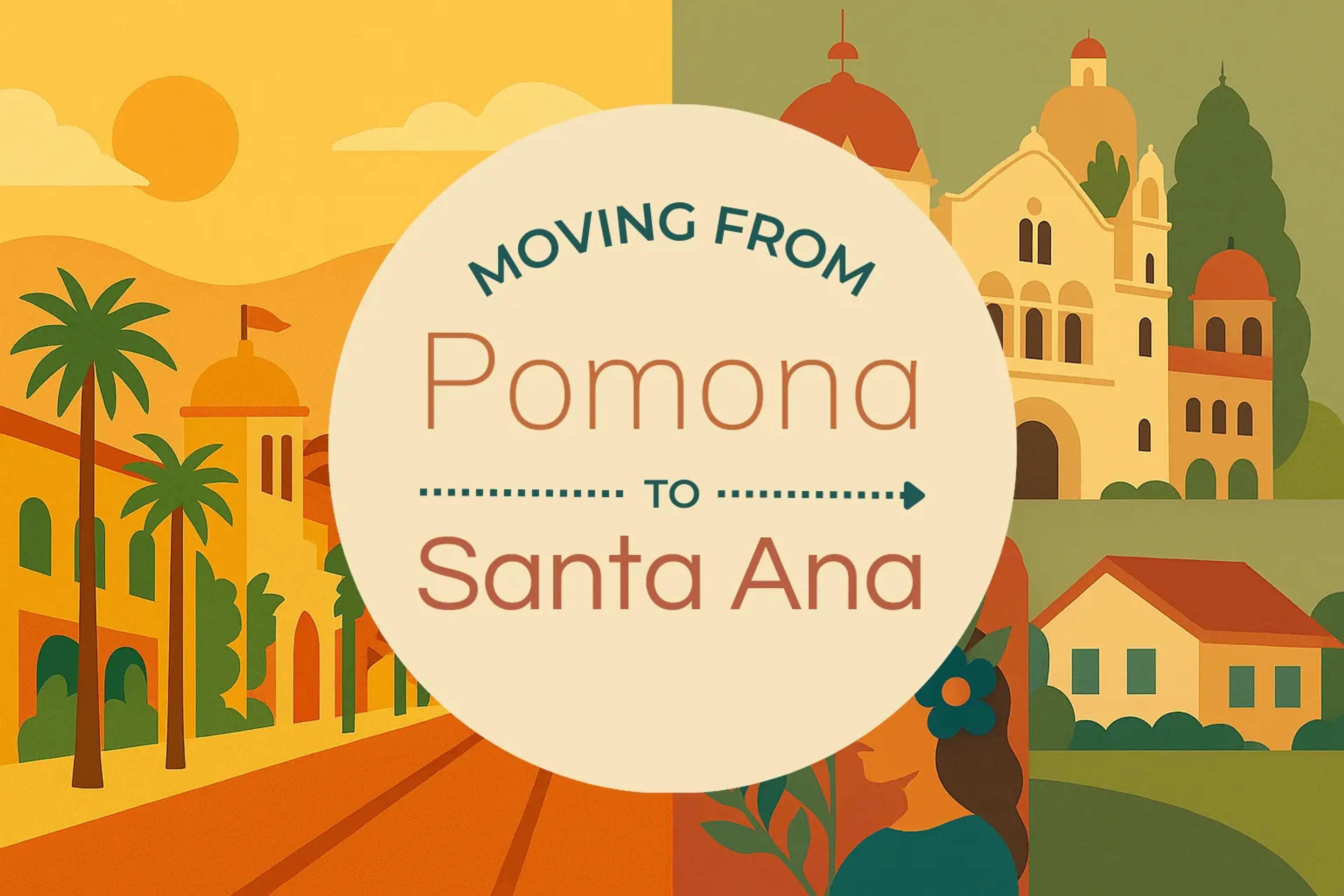 Side-by-side comparison of Pomona to Santa Ana moving companies